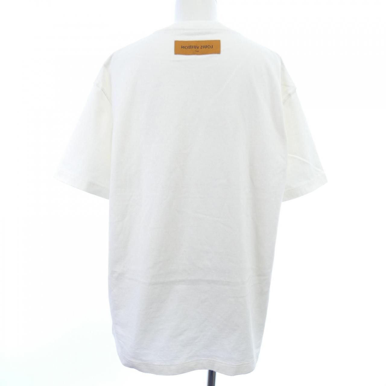 Louis Vuitton Louis Vuitton Louis Vuitton LV Flower Tapestry Print Cotton T Shirt Textile T-Shirts HNY91WNPG DUTY FREE for USA Size ONE SIZE - 2 Thumbnail
