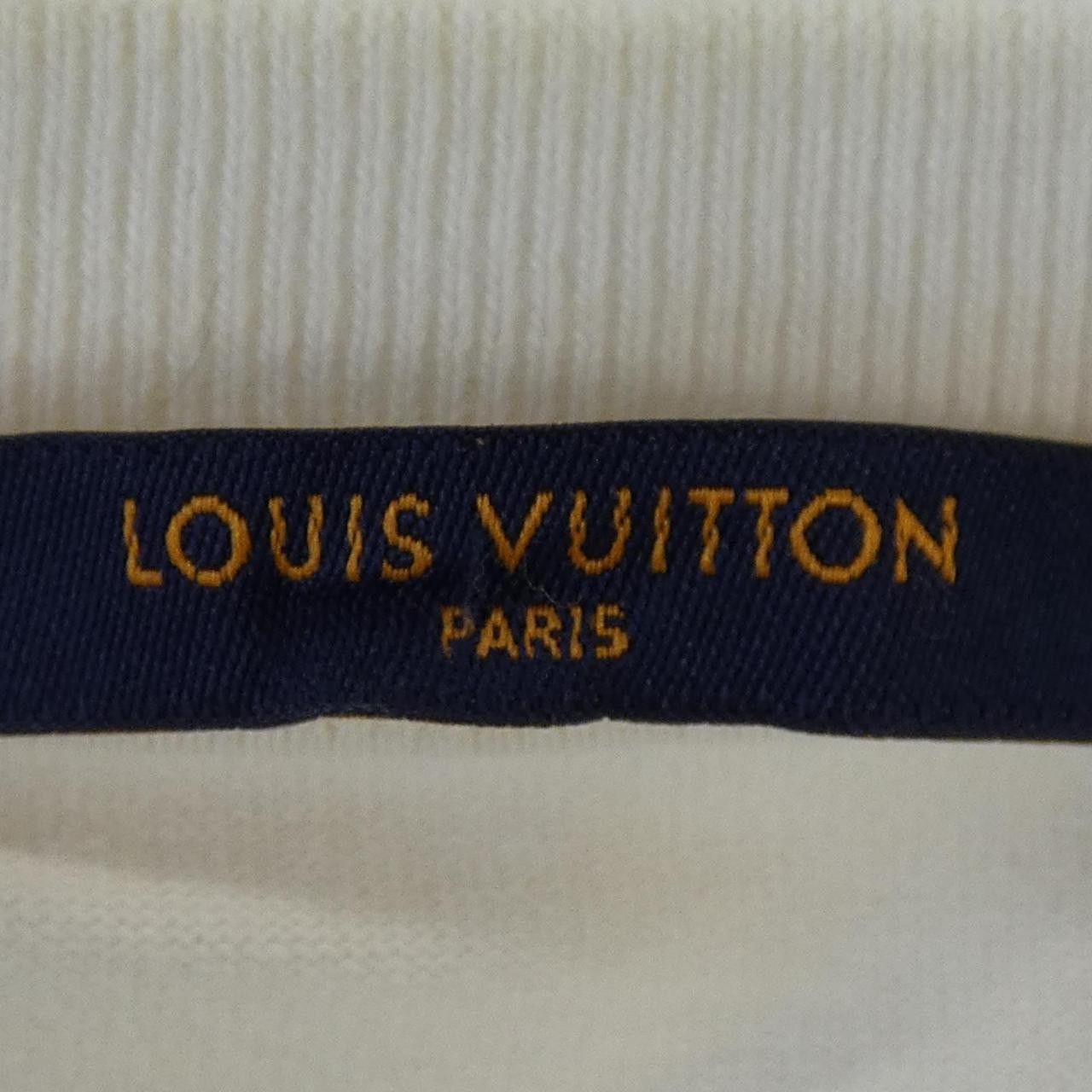 Louis Vuitton Louis Vuitton Louis Vuitton LV Flower Tapestry Print Cotton T Shirt Textile T-Shirts HNY91WNPG DUTY FREE for USA Size ONE SIZE - 4 Thumbnail