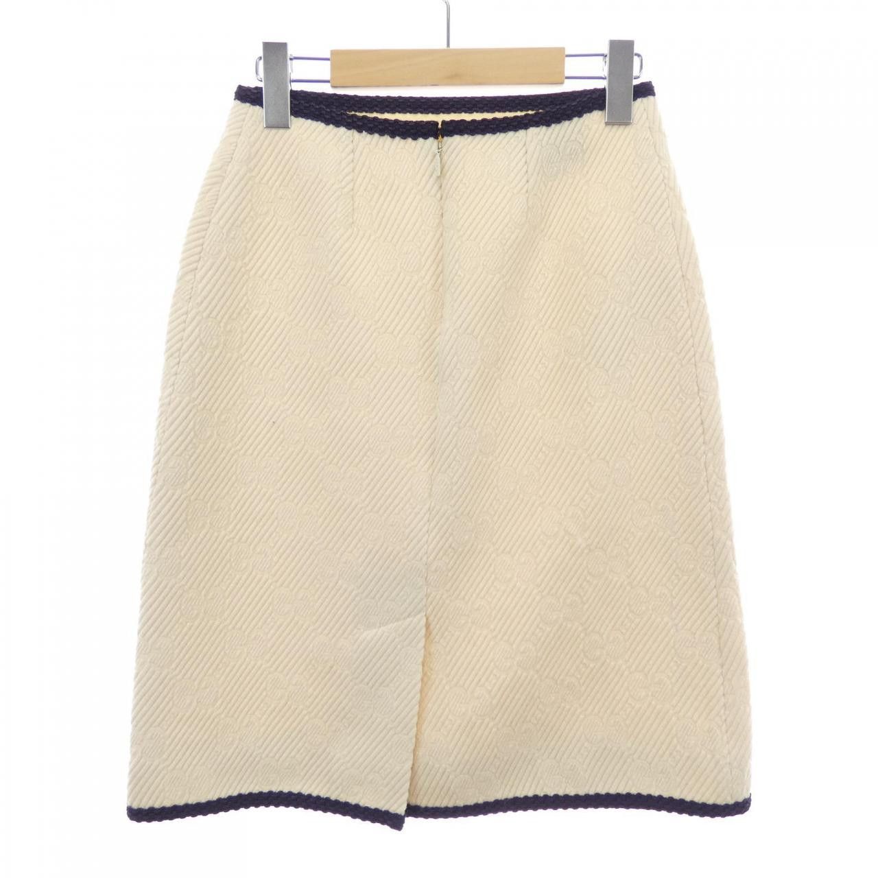 Gucci Gucci Gucci GG Pattern Skirt Textile Skirts 577898ZABI9 DUTY FREE for USA Size ONE SIZE - 2 Thumbnail