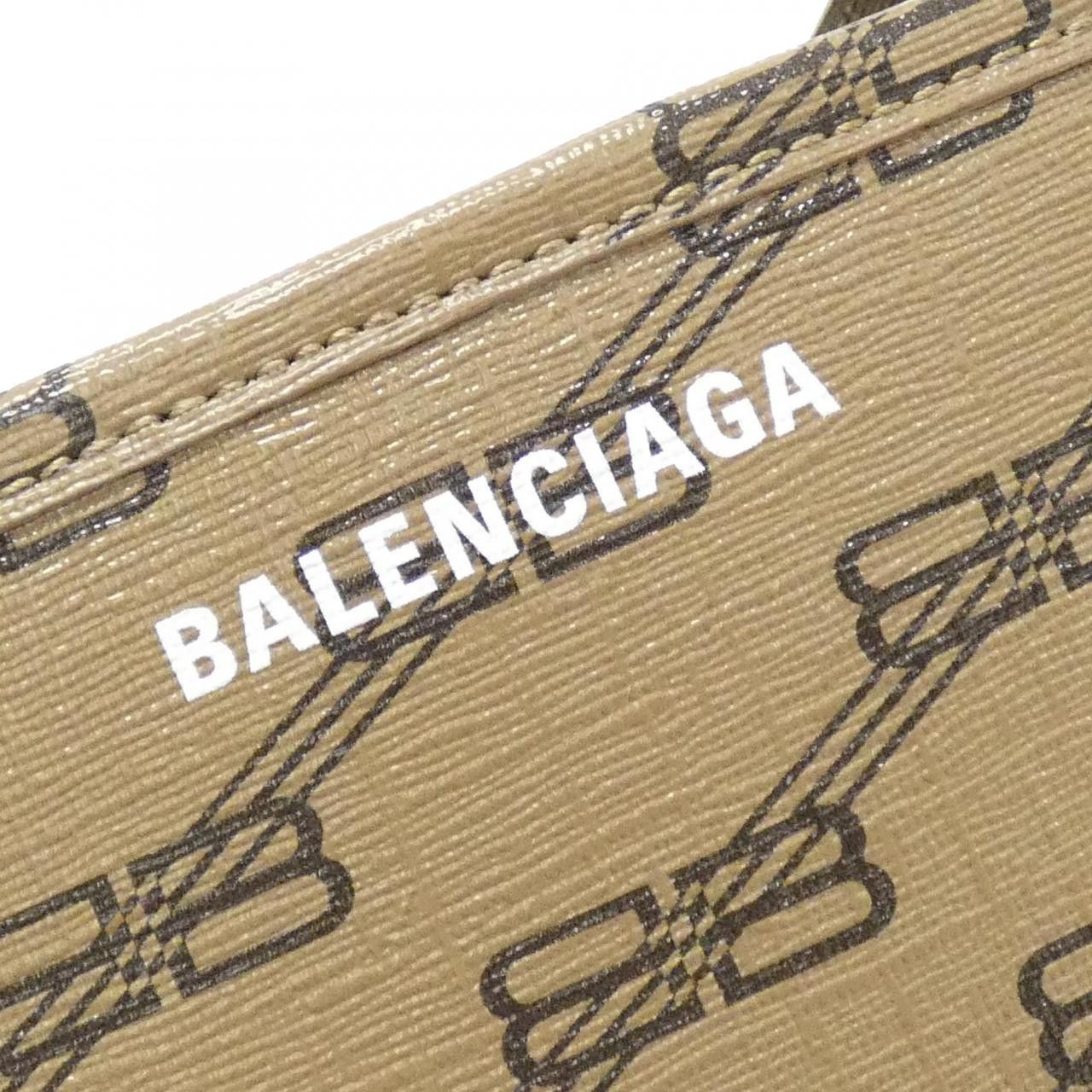 Balenciaga Balenciaga Balenciaga Signature Medium Shopper Bag Monogram Coated Canvas Tote Bag Textile Tote Bag 702698210DH DUTY FREE for USA Size ONE SIZE - 4 Thumbnail