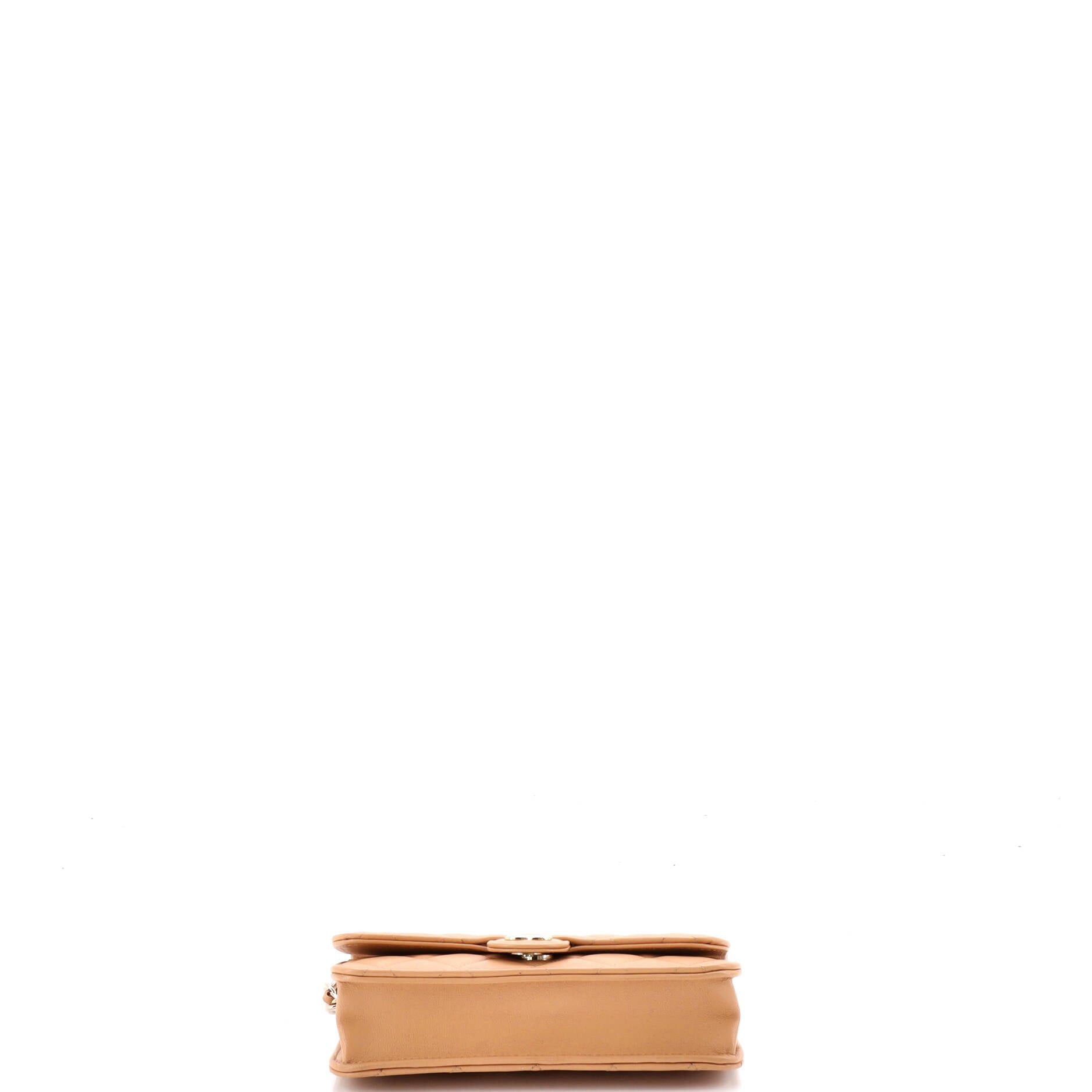 Chanel Classic Top Handle Flap Phone Holder with Chain Size ONE SIZE - 4 Thumbnail
