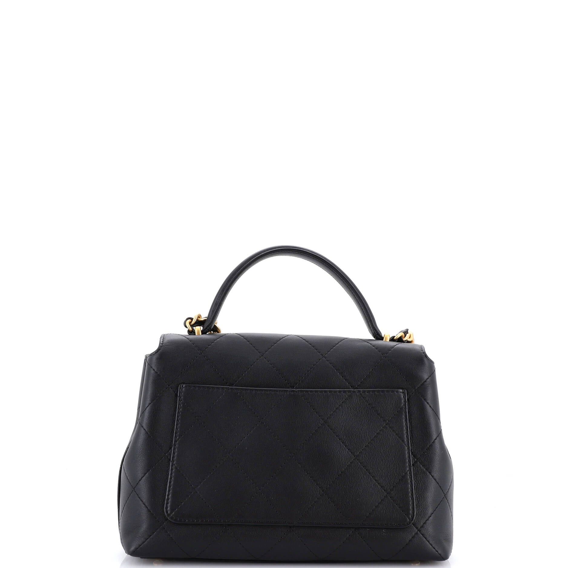 Chanel CC Top Handle Flap Bag Size ONE SIZE - 3 Thumbnail