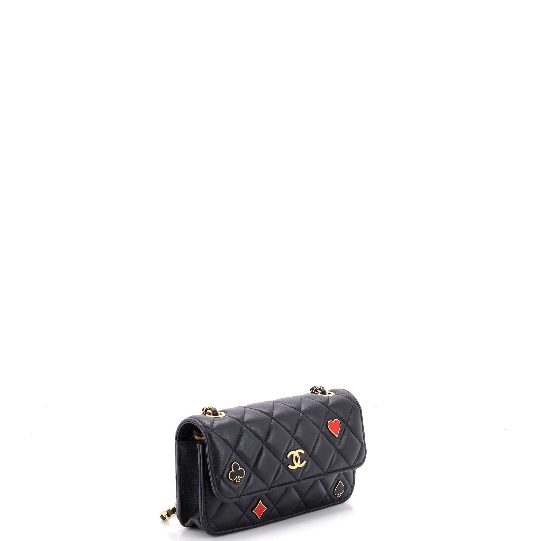 Chanel Coco Casino Flap Phone Holder with Chain Size ONE SIZE - 2 Thumbnail