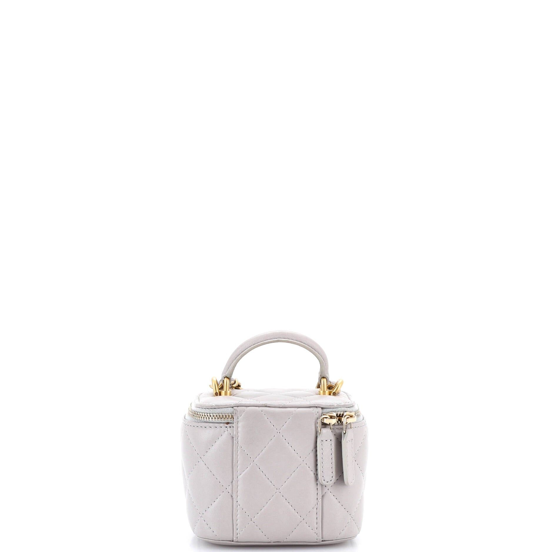 Chanel Classic Top Handle Vanity Case with Chain Size ONE SIZE - 3 Thumbnail