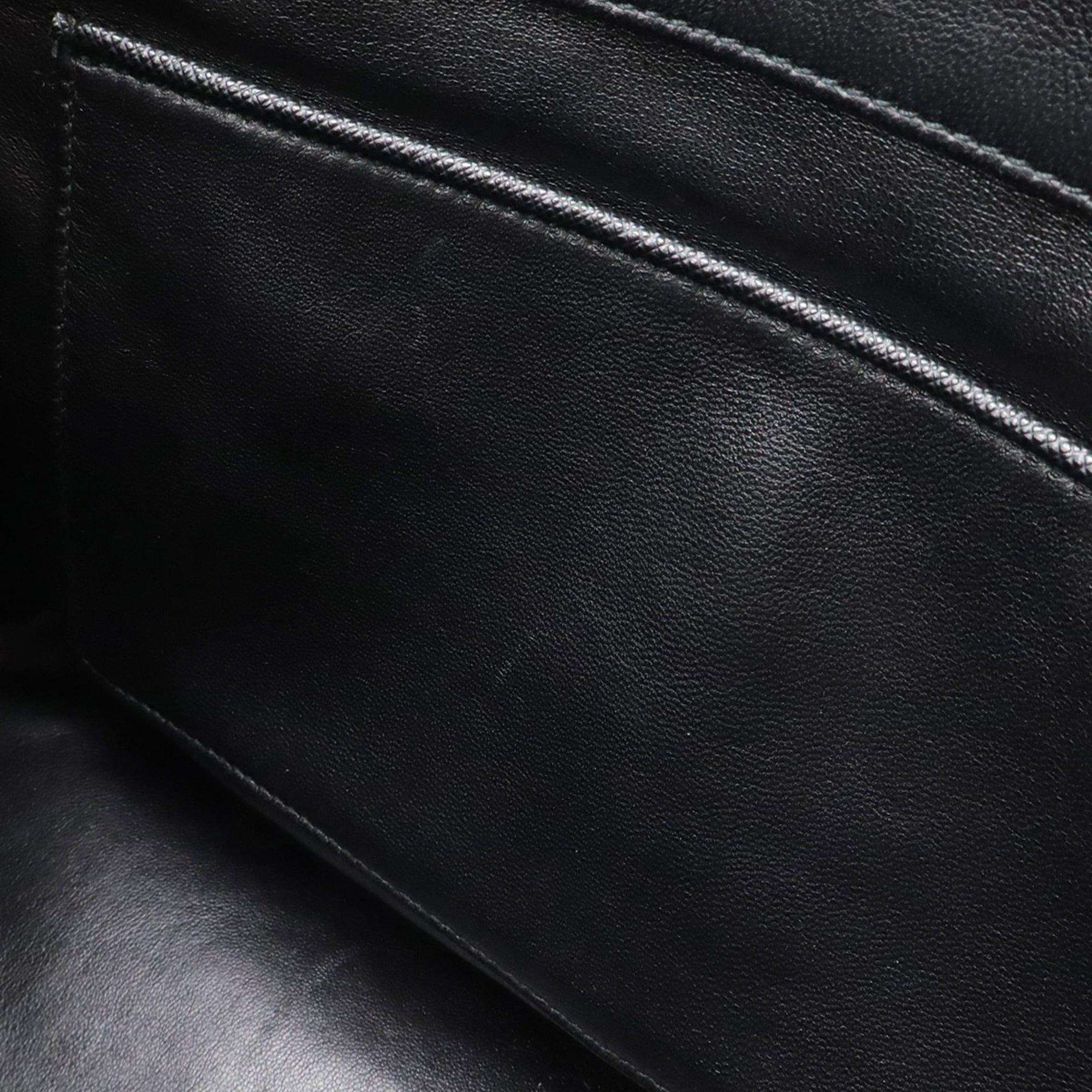 Prada PRADA Galleria Stripe Triangle Handbag, Saffiano Leather, NERO (Black/White), Purchased at a domestic boutique, Item Number 1BA863 Size ONE SIZE - 8 Thumbnail