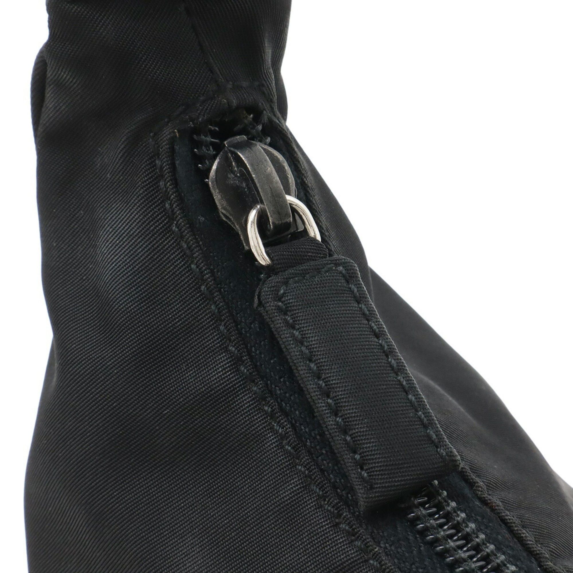 Prada PRADA Triangle Handbag Pouch - Nylon Bag Black (NERO) MV519 Size ONE SIZE - 6 Thumbnail