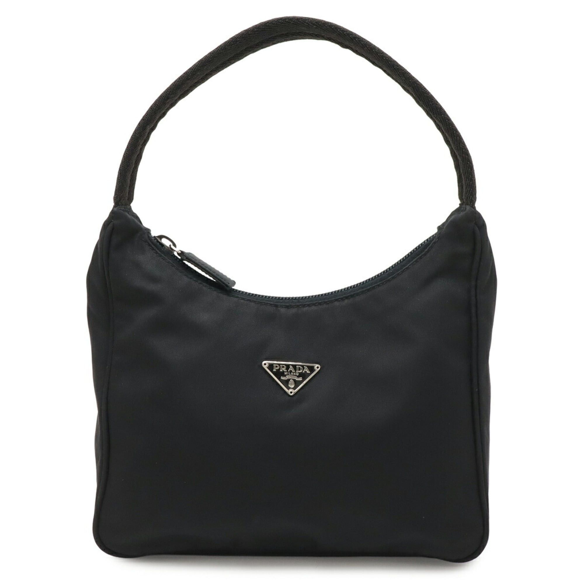 Prada PRADA Triangle Handbag Pouch - Nylon Bag Black (NERO) MV519 Size ONE SIZE - 2 Thumbnail