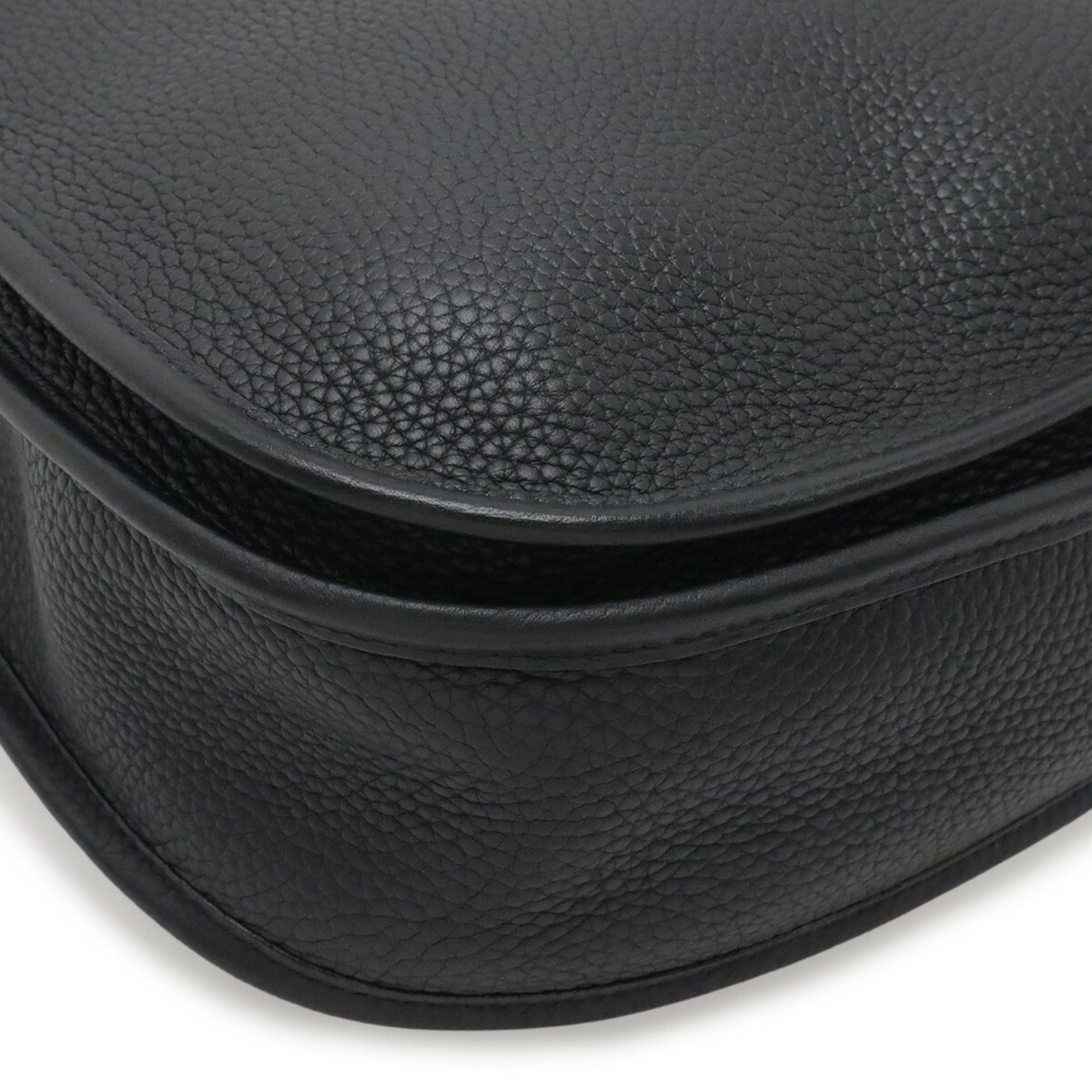Hermes HERMES Evelyne II 2 PM Shoulder Bag, Taurillon Clemence Leather, Black, □I Stamp Size ONE SIZE - 4 Thumbnail