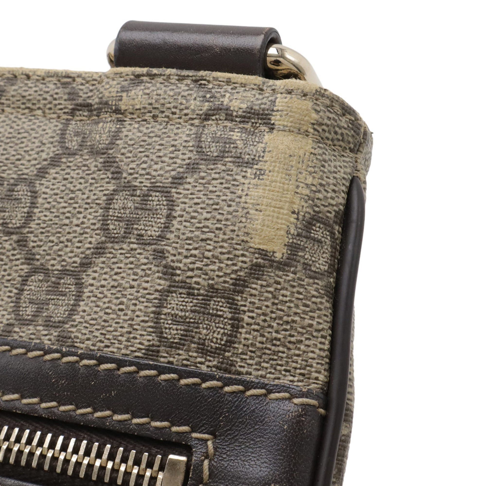 Gucci GUCCI GG Supreme Plus Shoulder Bag, Khaki Beige/Dark Brown, 295257 Size ONE SIZE - 5 Thumbnail