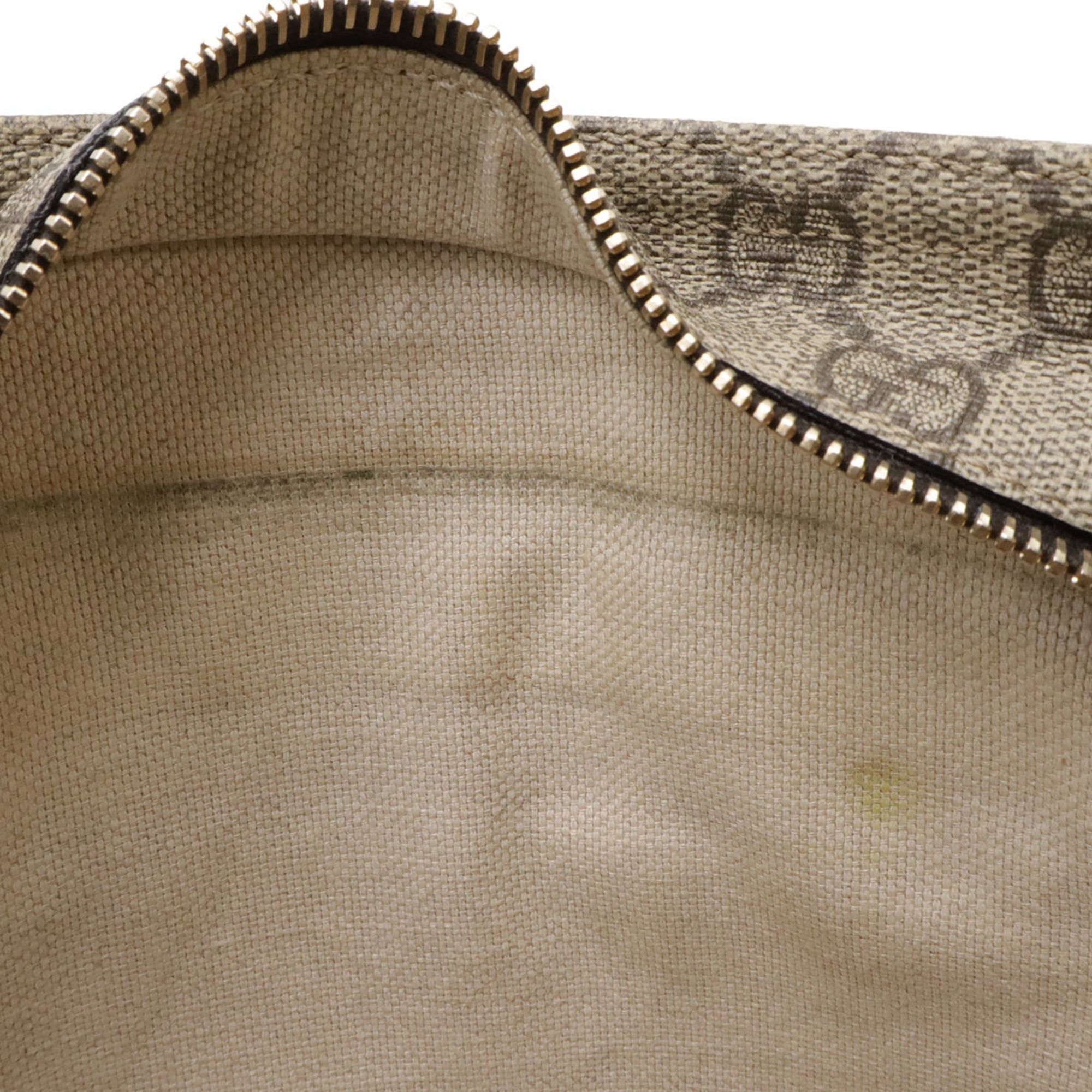 Gucci GUCCI GG Supreme Plus Shoulder Bag, Khaki Beige/Dark Brown, 295257 Size ONE SIZE - 8 Thumbnail