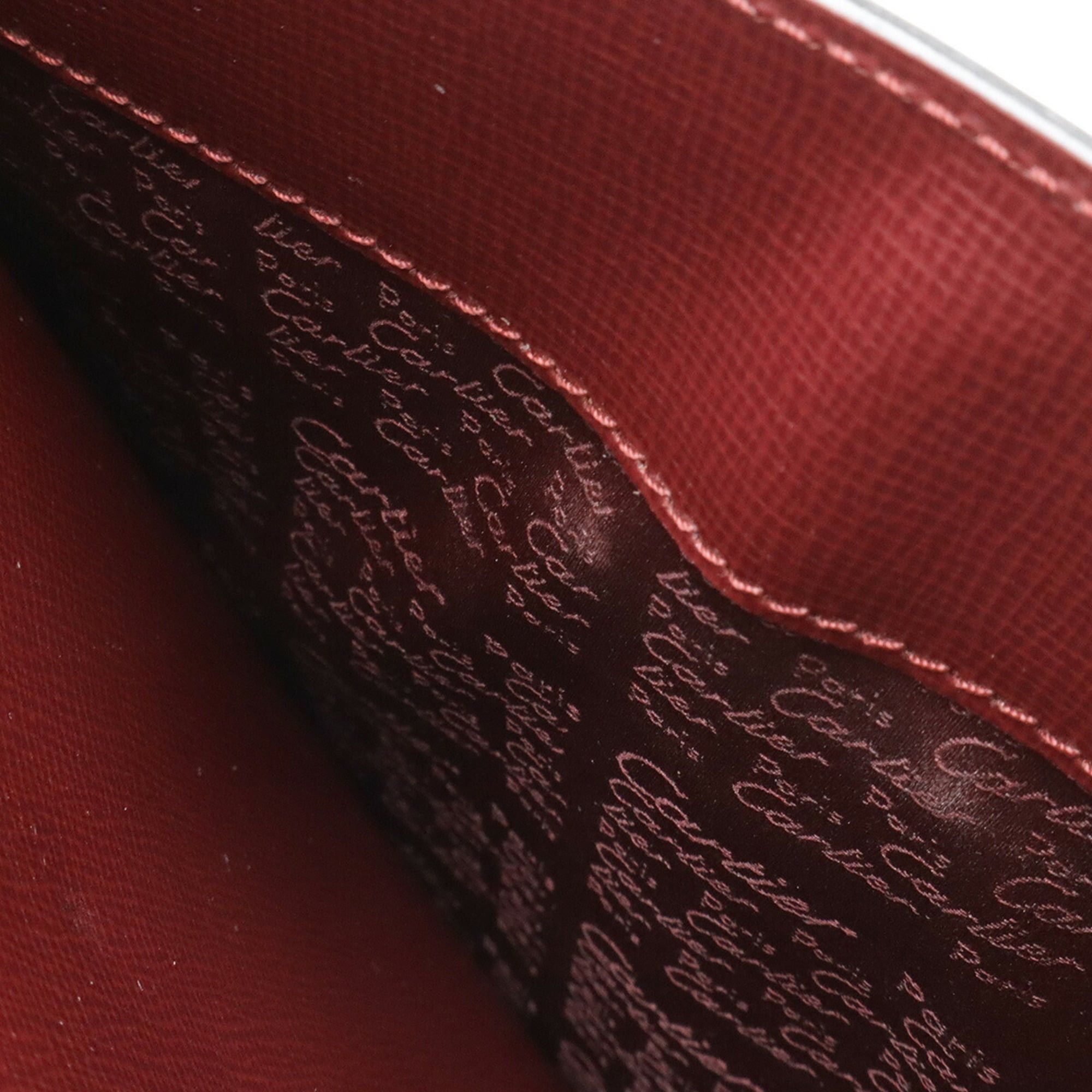 Cartier Cartier Must Line de Tote Bag Shoulder Leather Bordeaux L1000232 Size ONE SIZE - 8 Thumbnail