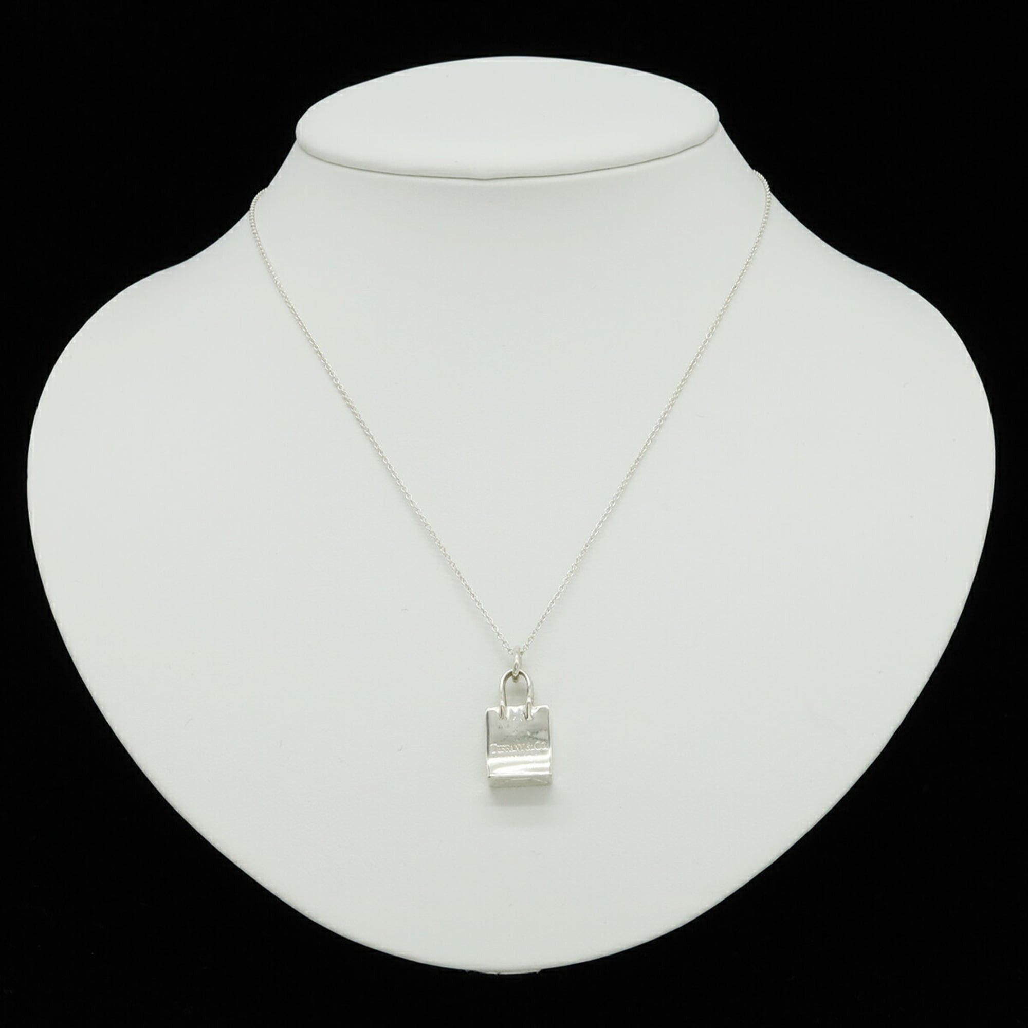 Tiffany & Co. TIFFANY&Co. Tiffany Shopper Necklace Pendant, Handbag Motif, SV925 Silver Size ONE SIZE - 8 Thumbnail