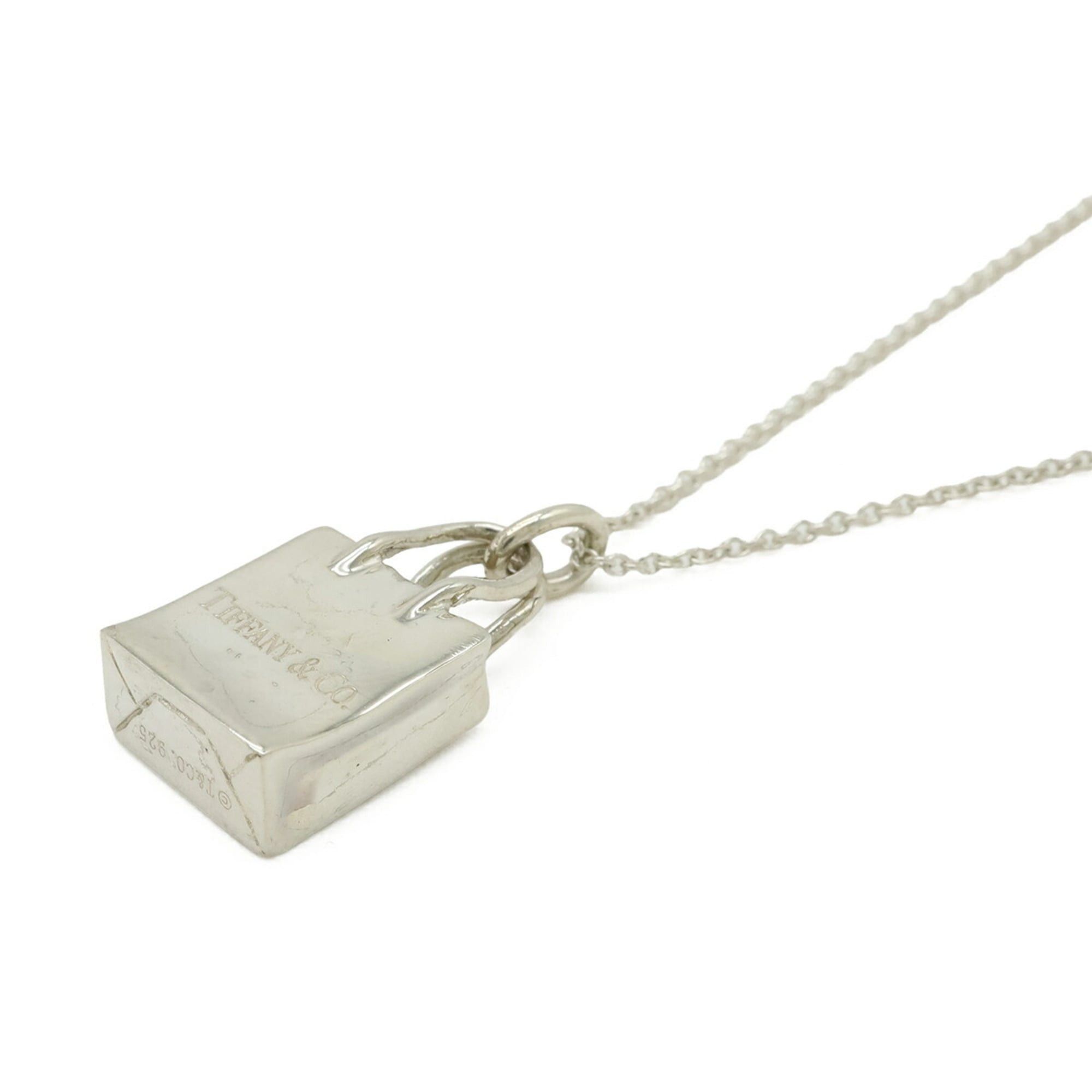 Tiffany & Co. TIFFANY&Co. Tiffany Shopper Necklace Pendant, Handbag Motif, SV925 Silver Size ONE SIZE - 4 Thumbnail