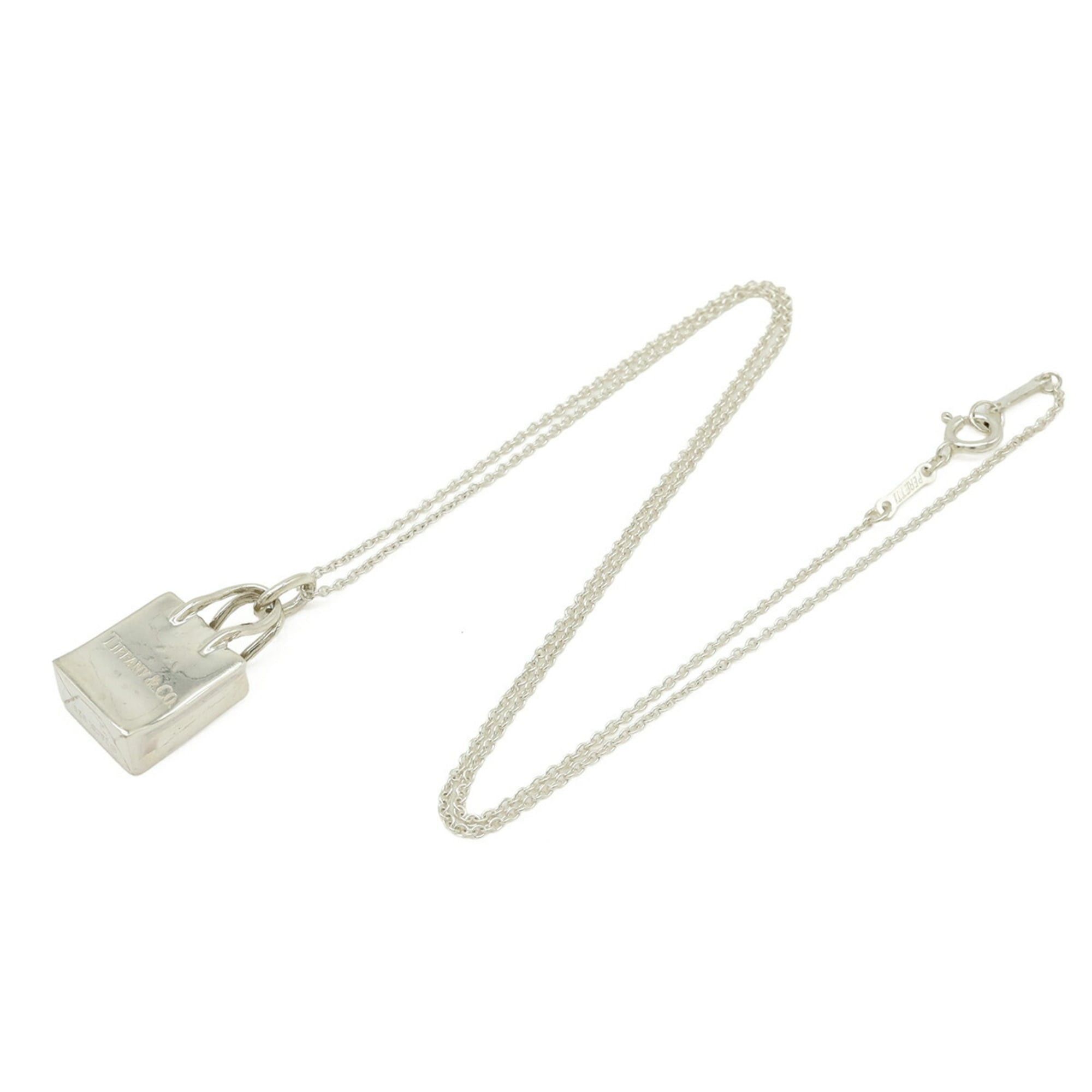Tiffany & Co. TIFFANY&Co. Tiffany Shopper Necklace Pendant, Handbag Motif, SV925 Silver Size ONE SIZE - 3 Thumbnail