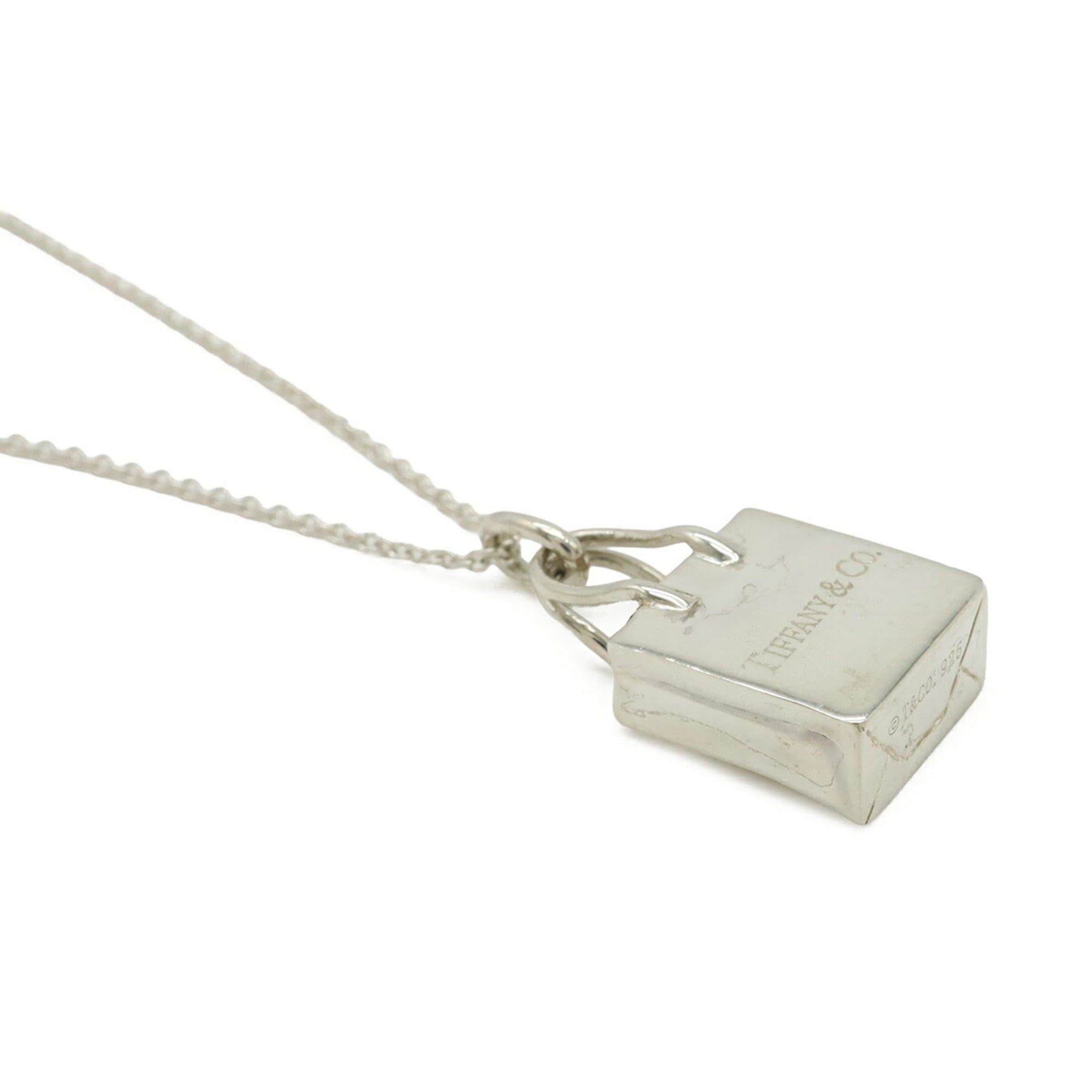 Tiffany & Co. TIFFANY&Co. Tiffany Shopper Necklace Pendant, Handbag Motif, SV925 Silver Size ONE SIZE - 5 Thumbnail