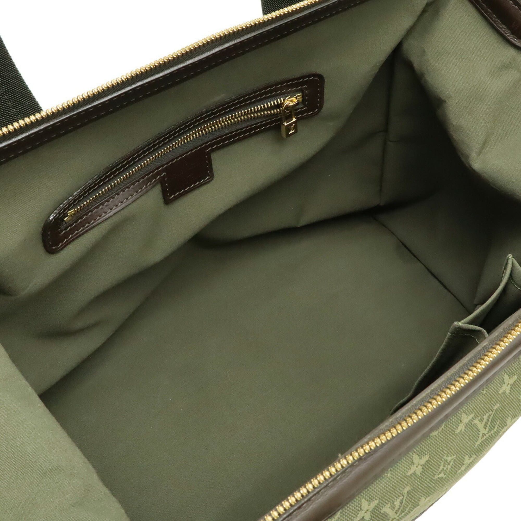 Louis Vuitton Louis Vuitton Monogram Mini Josephine GM Tote Bag Shoulder Canvas Leather TST Khaki M92412 Size ONE SIZE - 7 Thumbnail