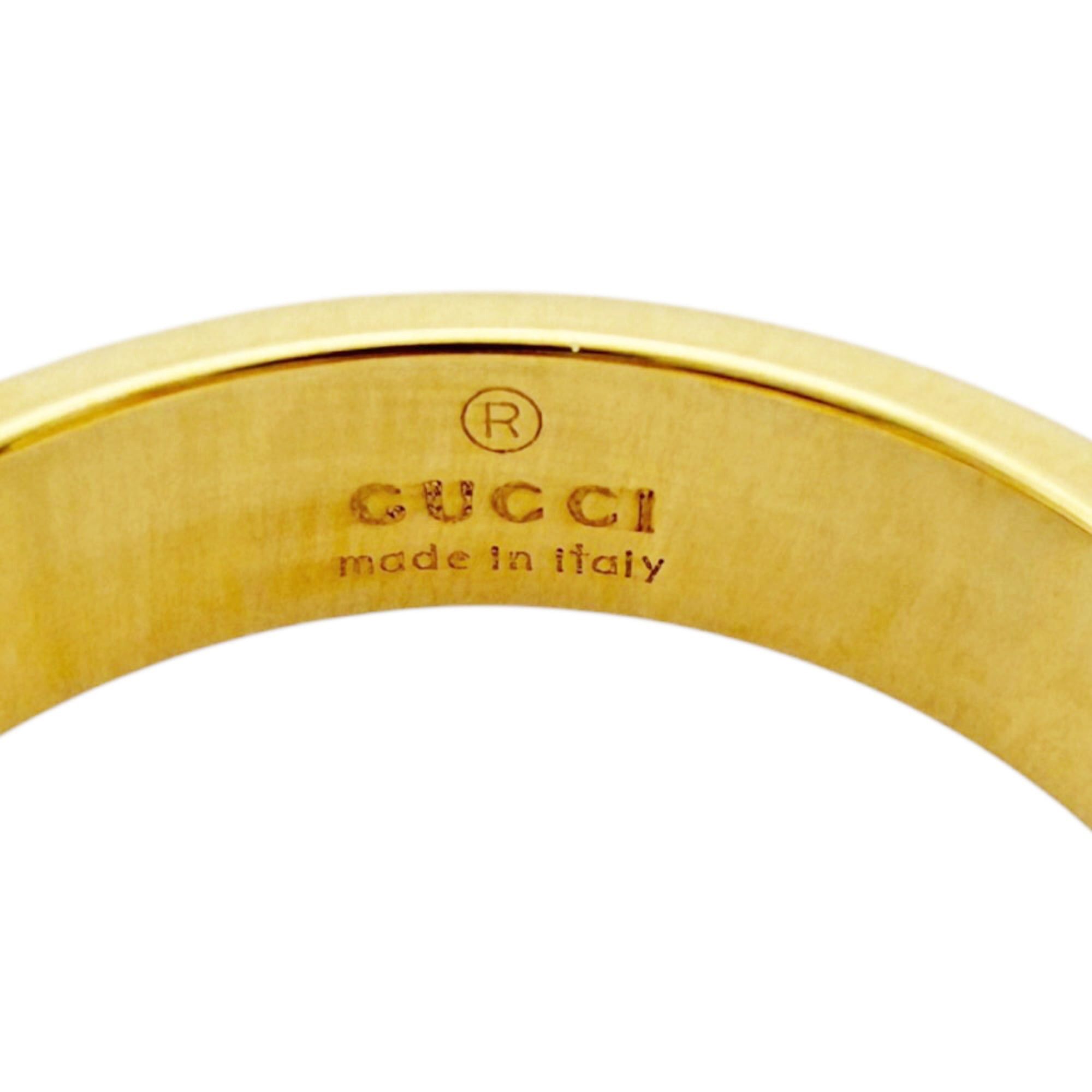 Gucci Gucci Icon Ring, 18K Yellow Gold, Women's Size ONE SIZE - 8 Thumbnail