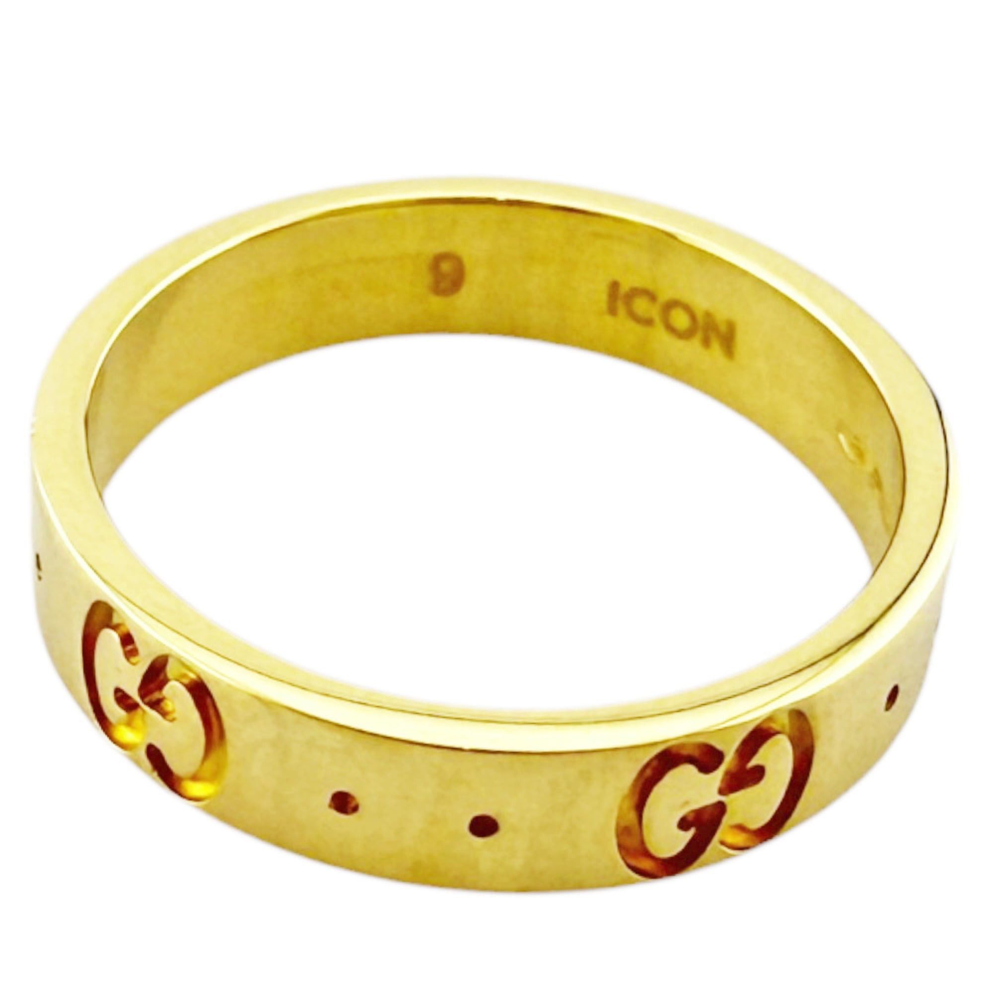 Gucci Gucci Icon Ring, 18K Yellow Gold, Women's Size ONE SIZE - 5 Thumbnail