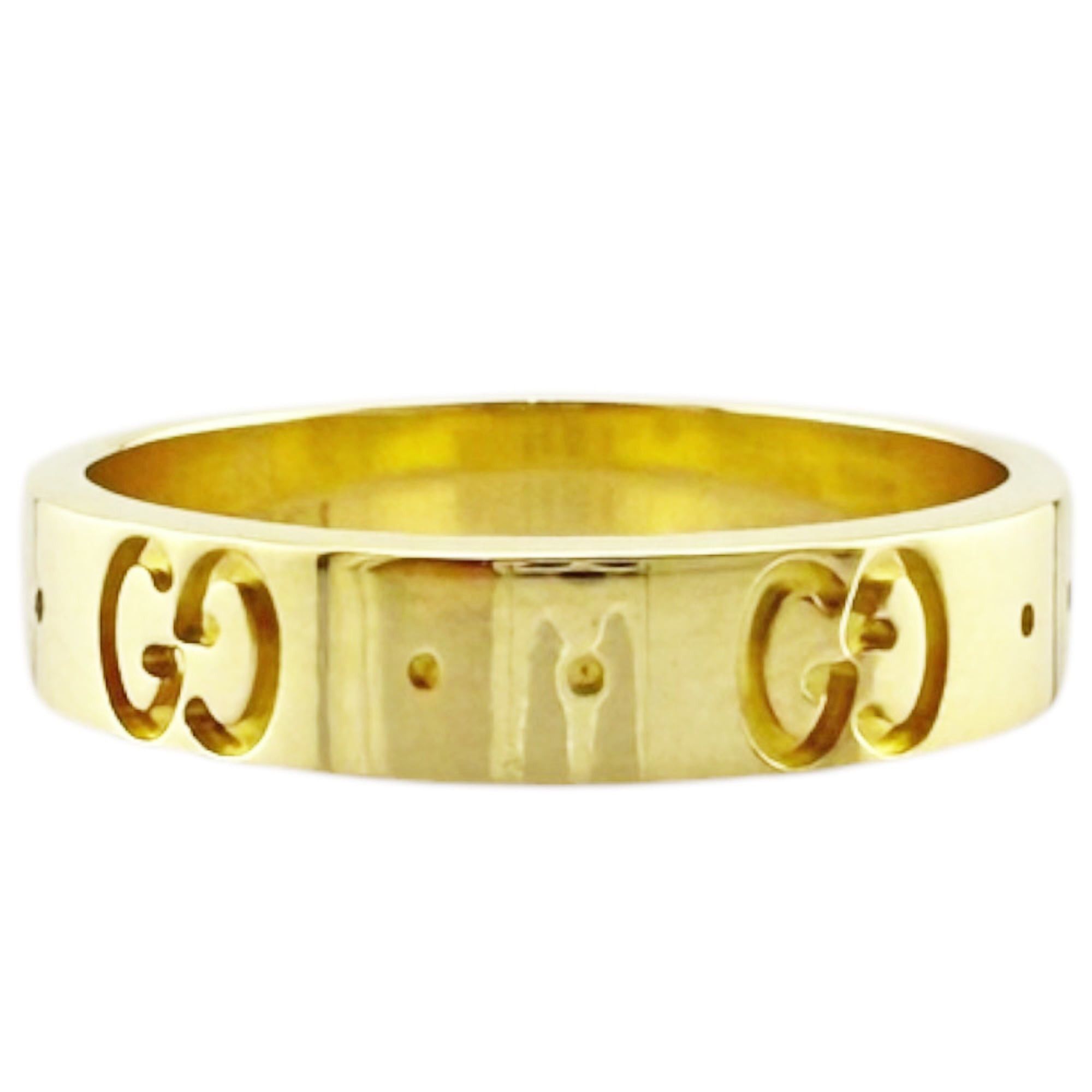 Gucci Gucci Icon Ring, 18K Yellow Gold, Women's Size ONE SIZE - 3 Thumbnail