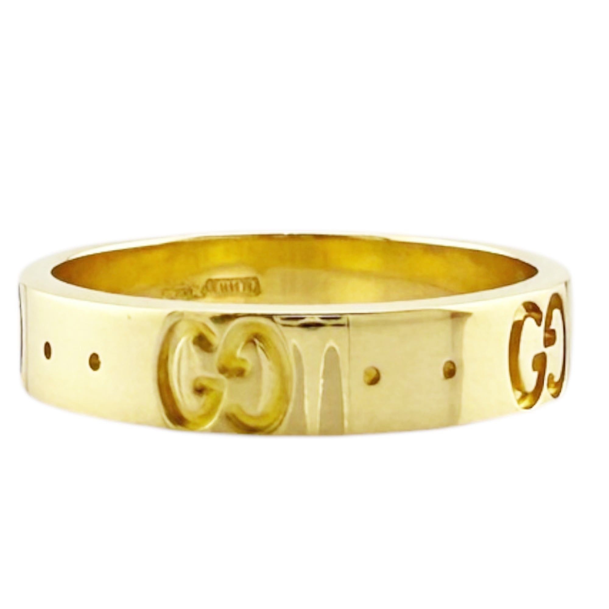 Gucci Gucci Icon Ring, 18K Yellow Gold, Women's Size ONE SIZE - 4 Thumbnail