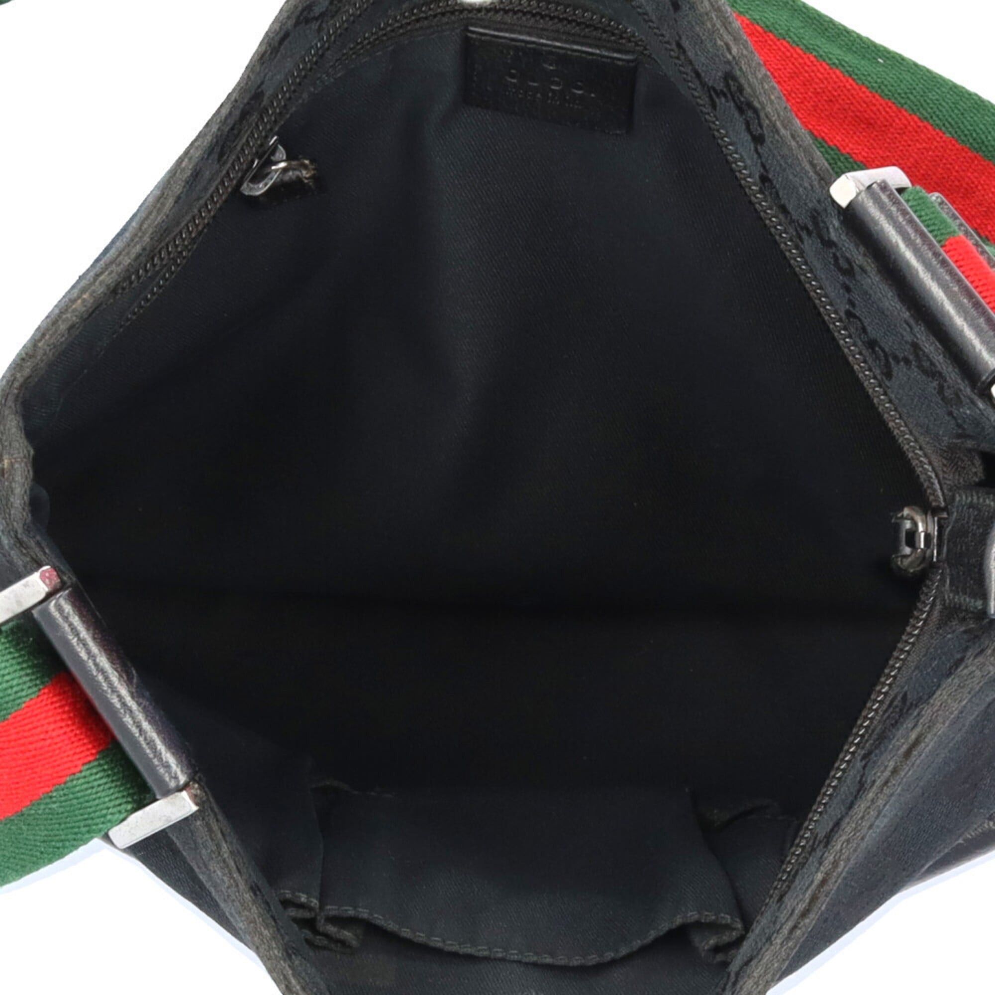 Gucci Gucci GG Canvas Shoulder Bag, 256100, Black, Women's, GUCCI Size ONE SIZE - 6 Thumbnail