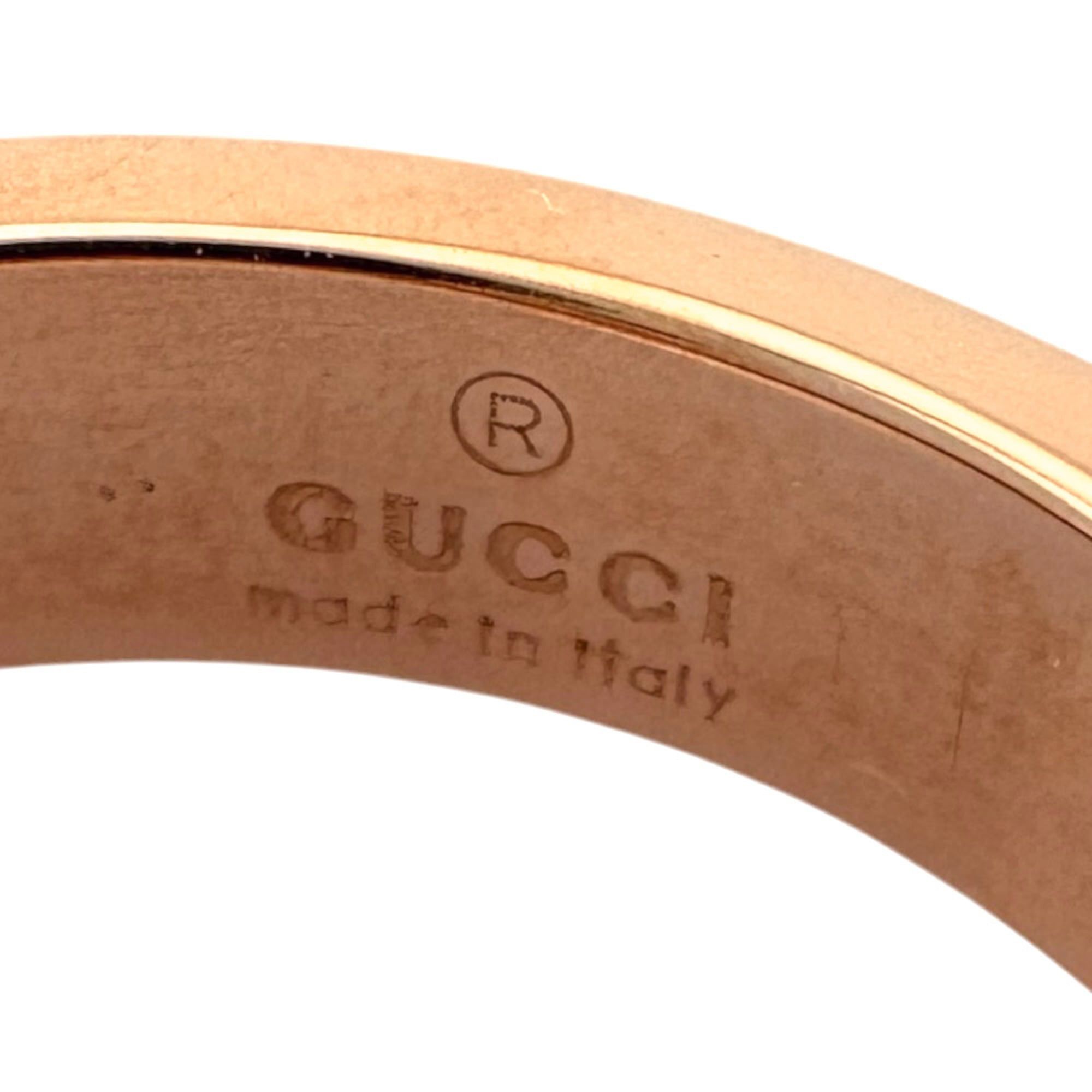 Gucci Gucci Icon Diamond Ring, 18K Gold Ring for Women, GUCCI Size ONE SIZE - 6 Thumbnail