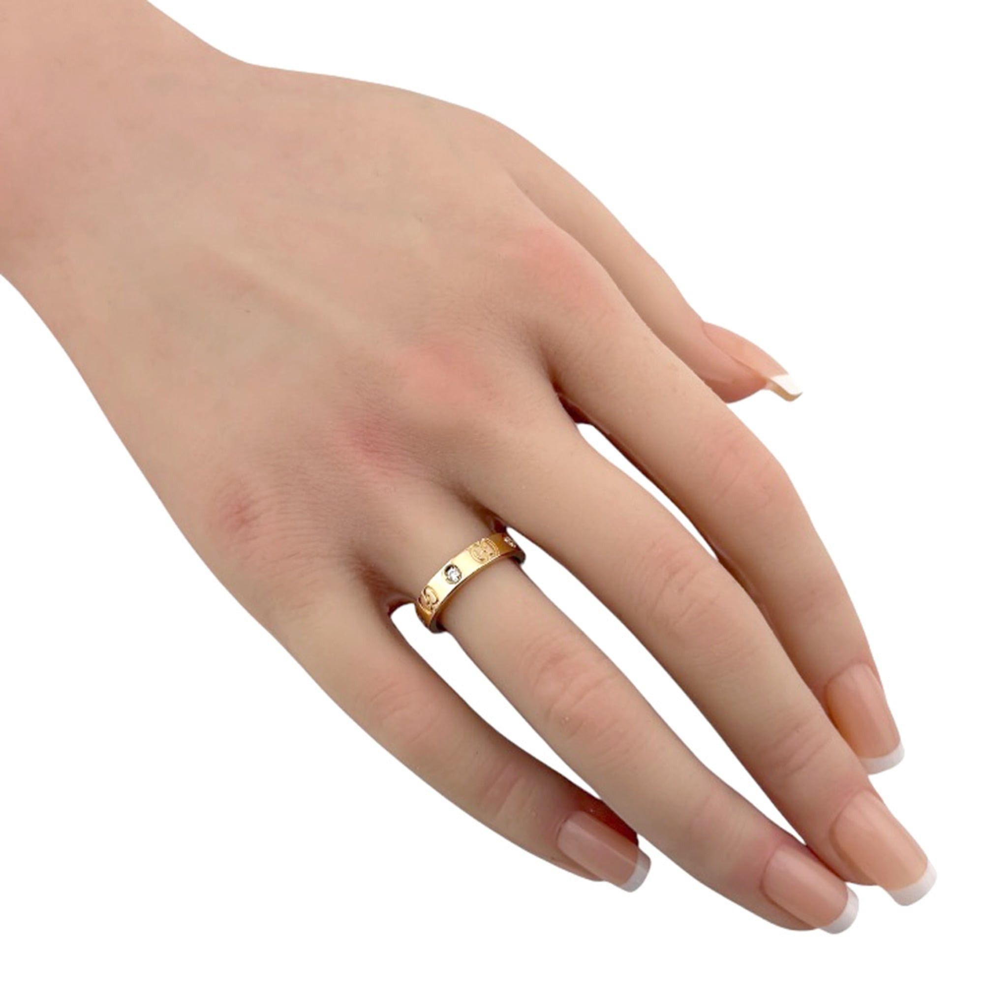 Gucci Gucci Icon Diamond Ring, 18K Gold Ring for Women, GUCCI Size ONE SIZE - 2 Thumbnail