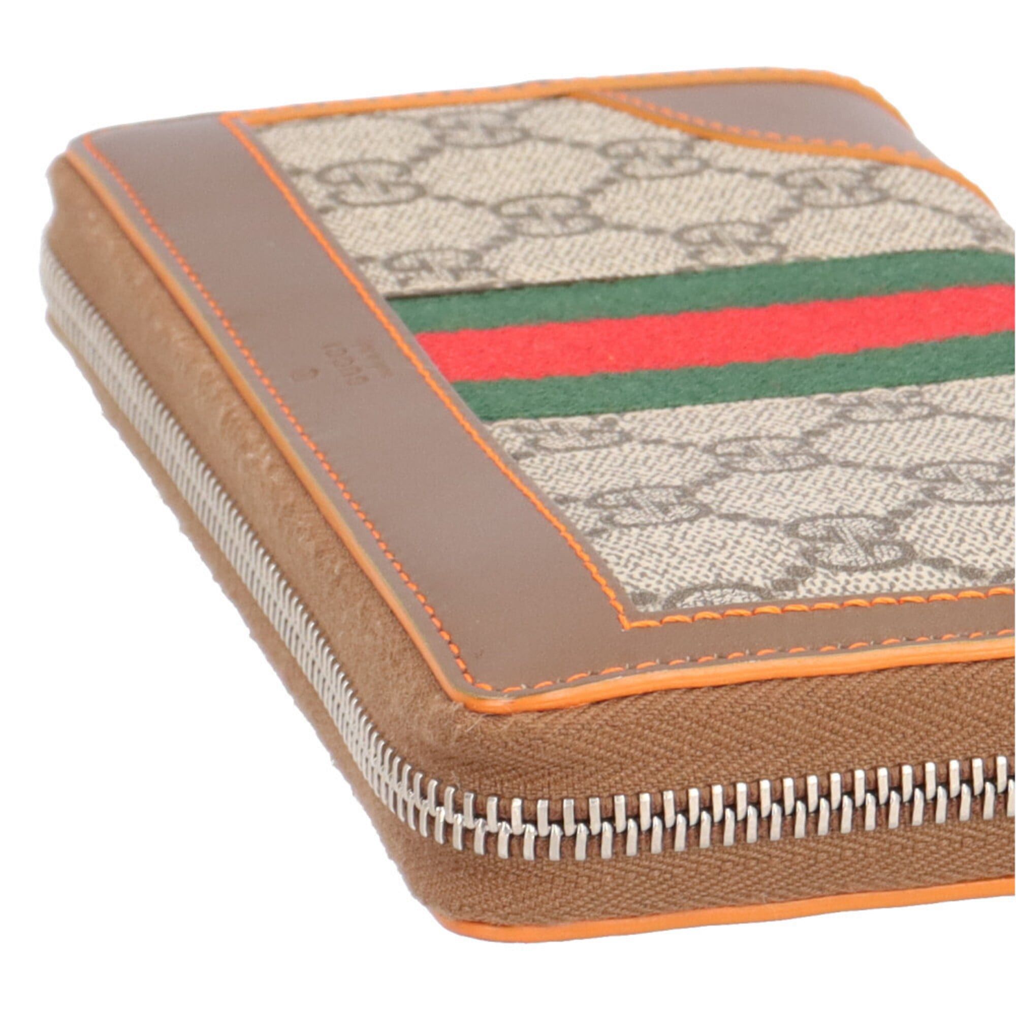 Gucci Gucci Zip-Around Wallet, Sherry Line Long GG Supreme Canvas 388386, Men's and Women's, GUCCI Size ONE SIZE - 8 Thumbnail