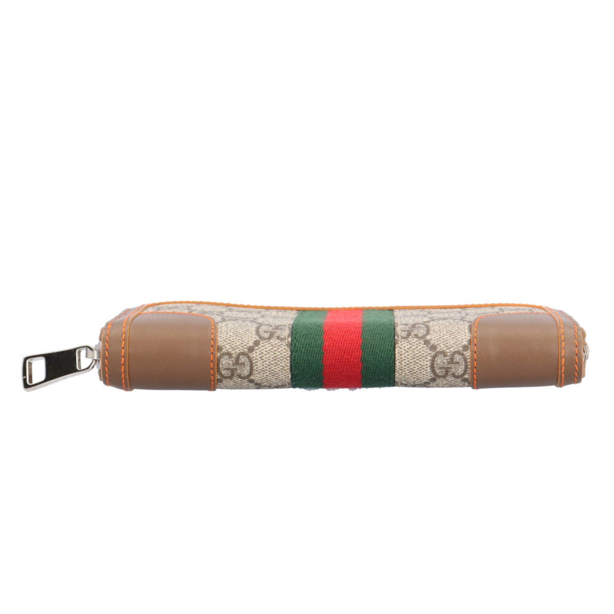 Gucci Gucci Zip-Around Wallet, Sherry Line Long GG Supreme Canvas 388386, Men's and Women's, GUCCI Size ONE SIZE - 4 Thumbnail