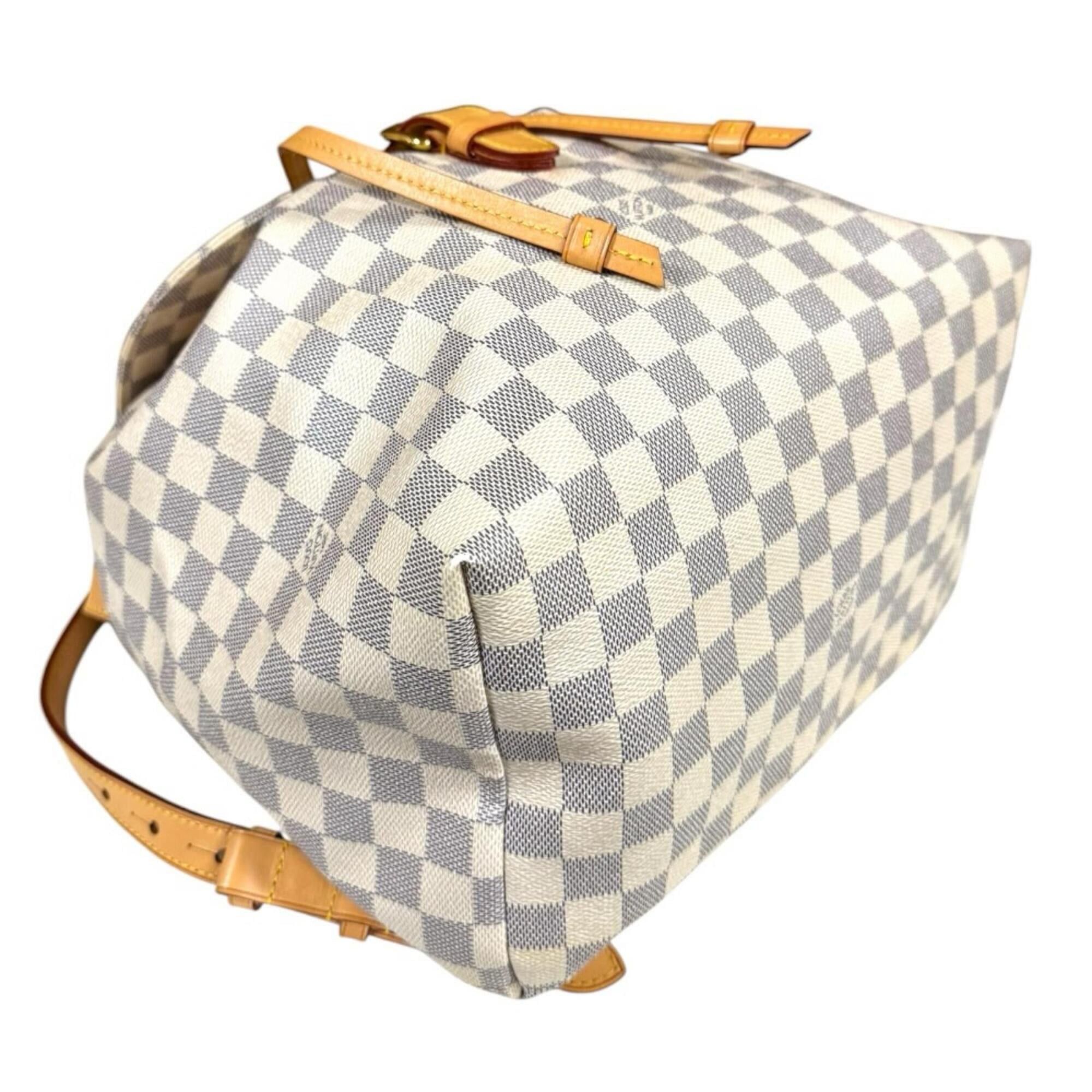 Louis Vuitton Louis Vuitton Speron Damier Azur Backpack/Daypack, Canvas N41578, Women's LOUIS VUITTON Size ONE SIZE - 6 Thumbnail
