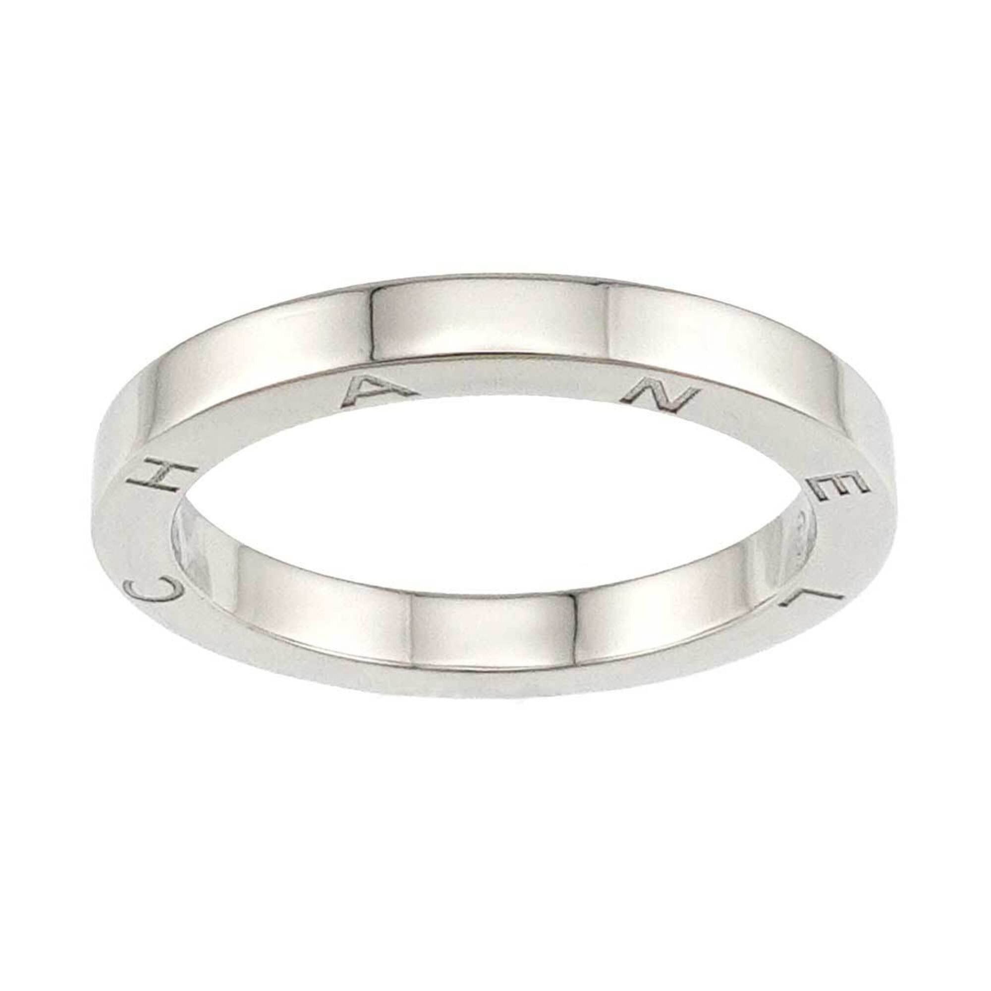 Chanel Chanel Signature 2 Ring, Platinum (Pt) Size ONE SIZE - 2 Thumbnail