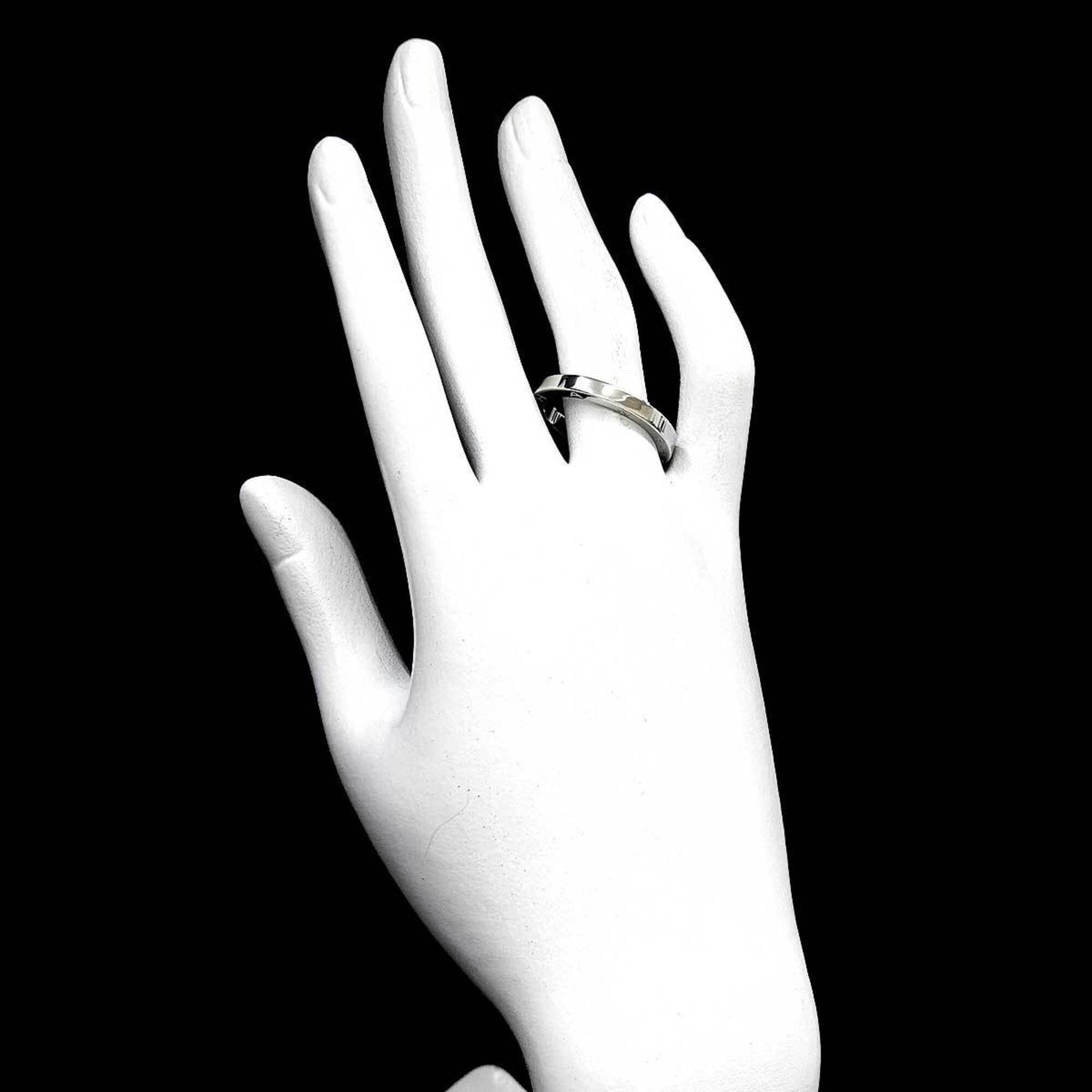 Chanel Chanel Signature 2 Ring, Platinum (Pt) Size ONE SIZE - 8 Thumbnail