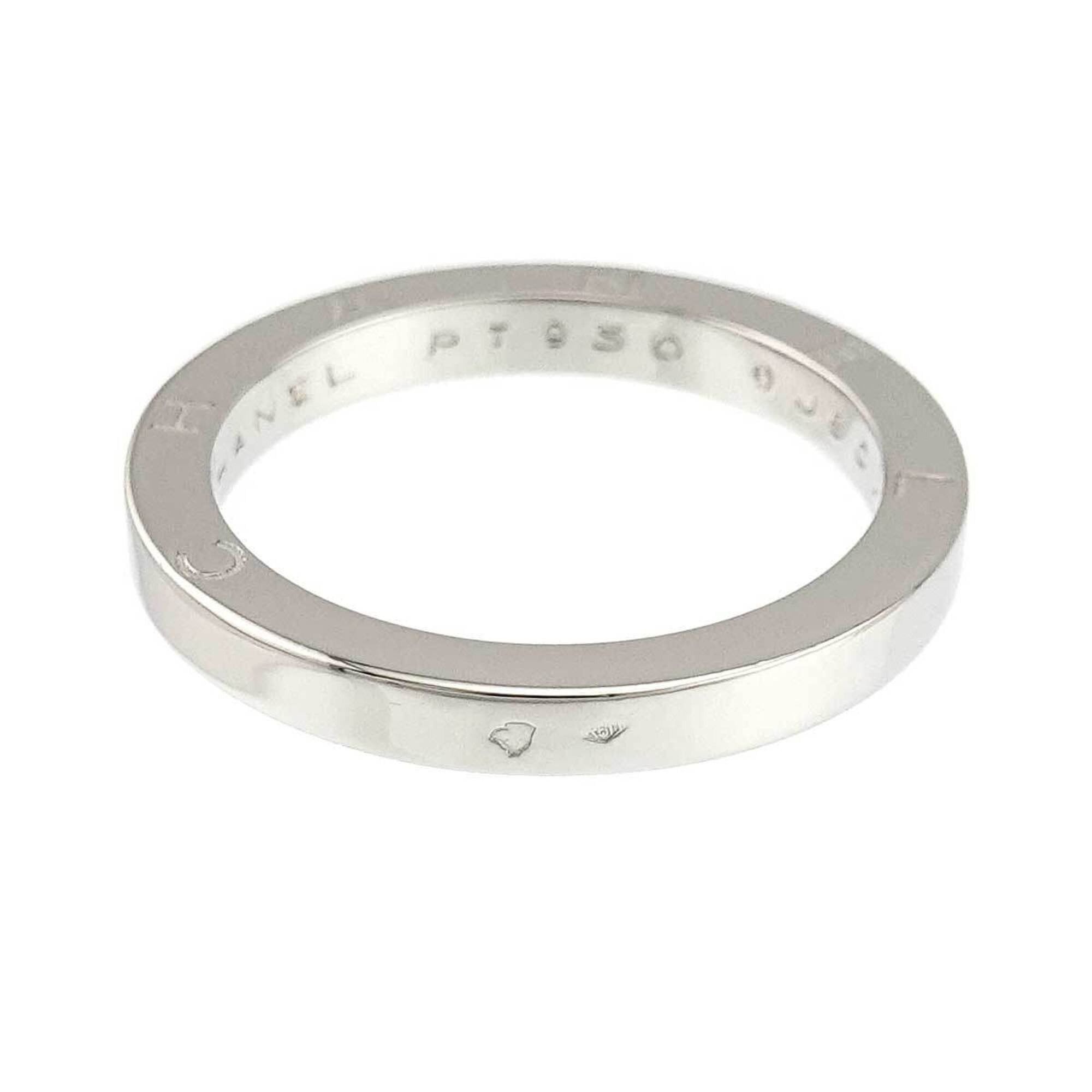 Chanel Chanel Signature 2 Ring, Platinum (Pt) Size ONE SIZE - 5 Thumbnail