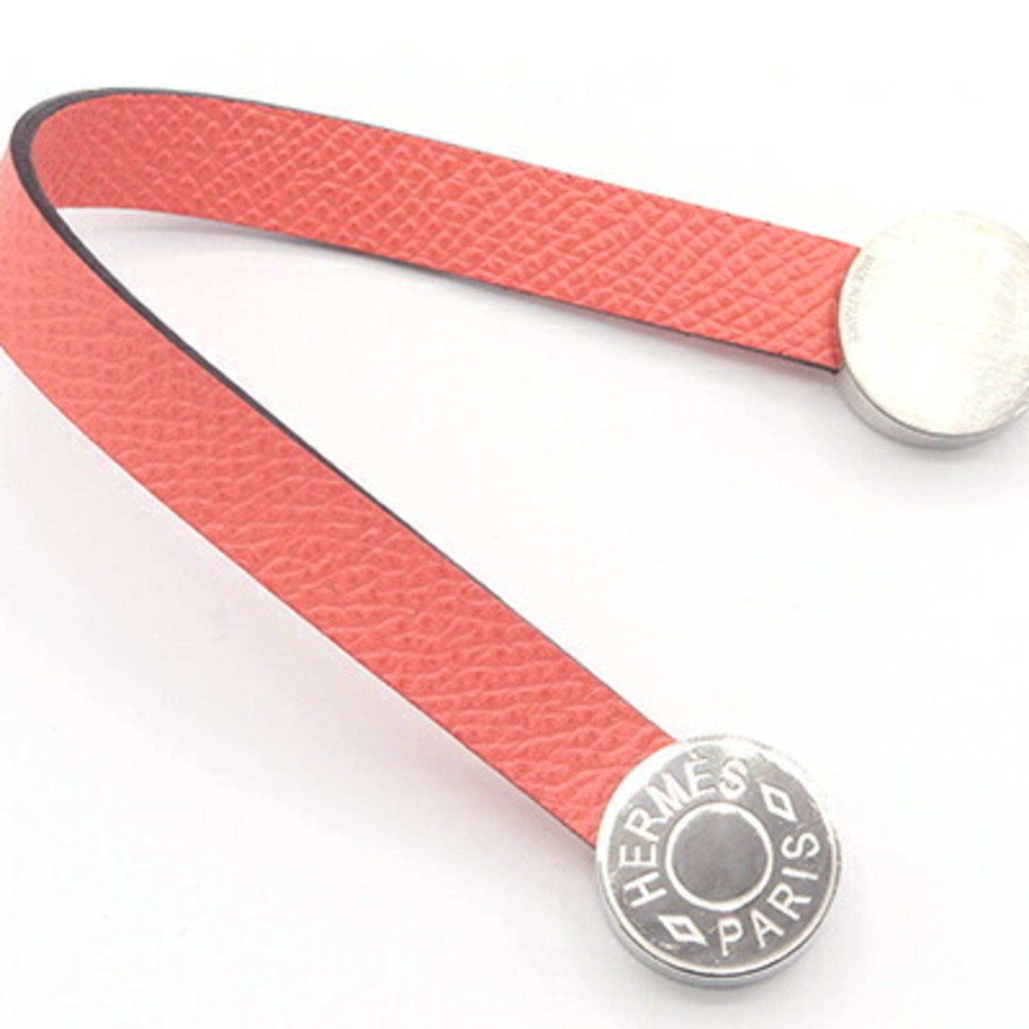 Hermes Hermes Glove Holder, Sellier Maris, Flamingo, Veau Epsom Leather, Salmon Pink, Accessory, Bag Charm, Women's HERMES Size ONE SIZE - 3 Thumbnail