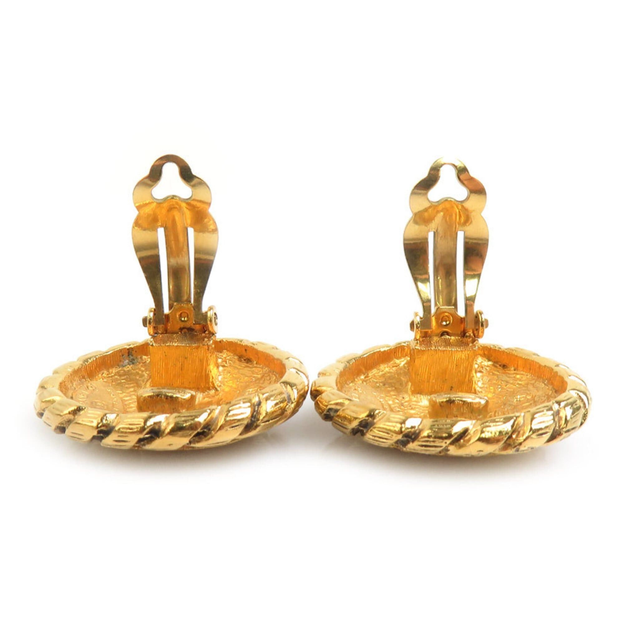 Chanel Chanel Earrings Vintage Metal Gold Women's h32144i Size ONE SIZE - 6 Thumbnail