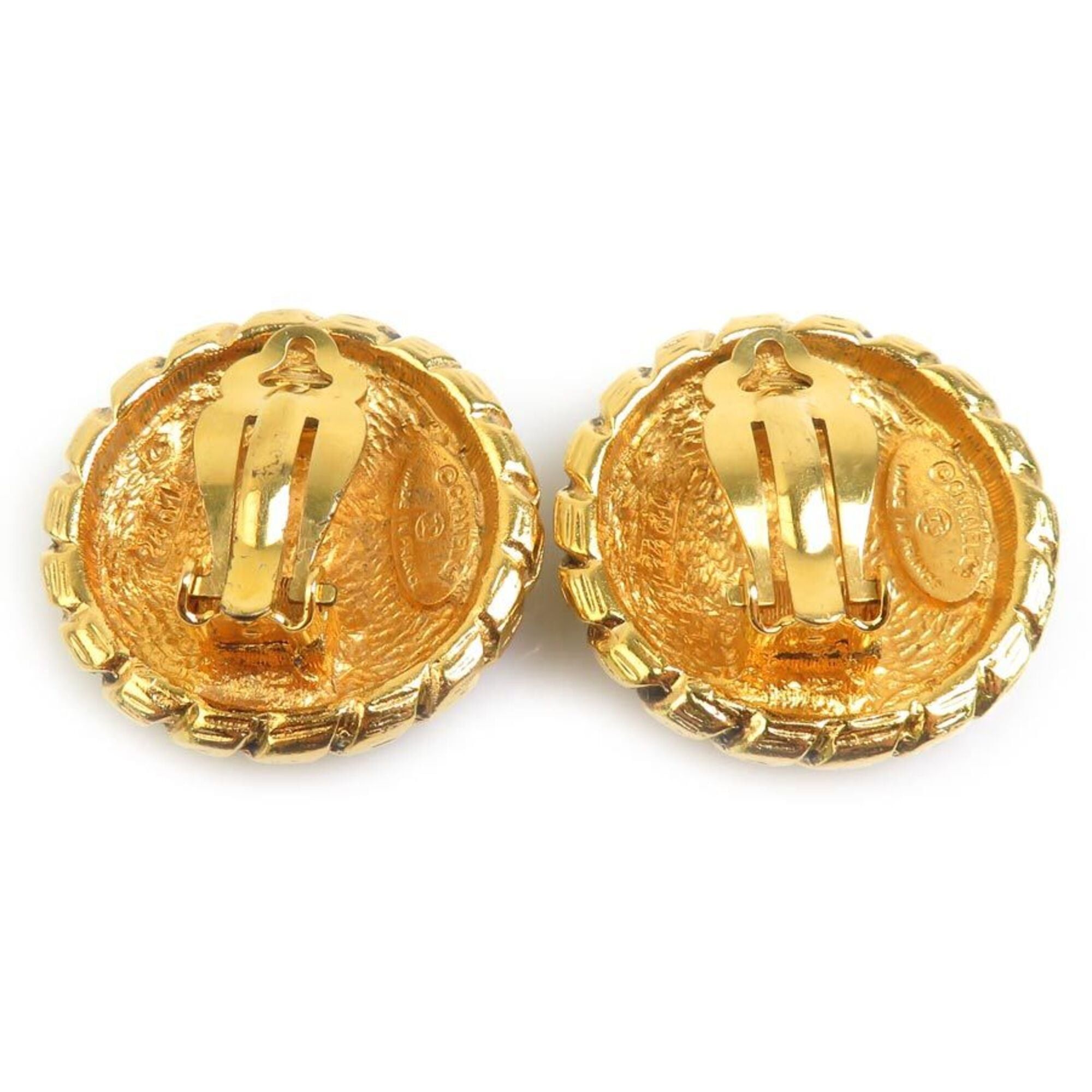 Chanel Chanel Earrings Vintage Metal Gold Women's h32144i Size ONE SIZE - 5 Thumbnail