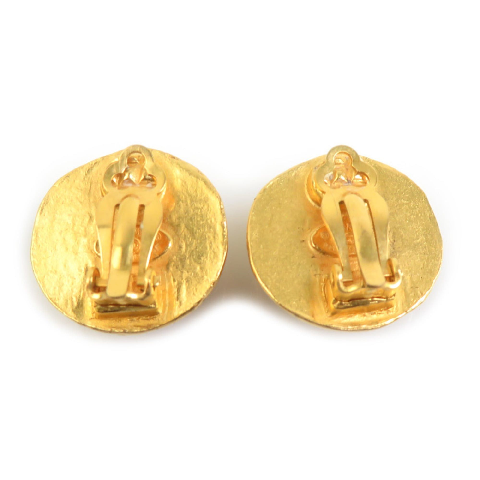 Chanel Chanel Earrings Vintage Metal Gold Women's h32170k Size ONE SIZE - 5 Thumbnail