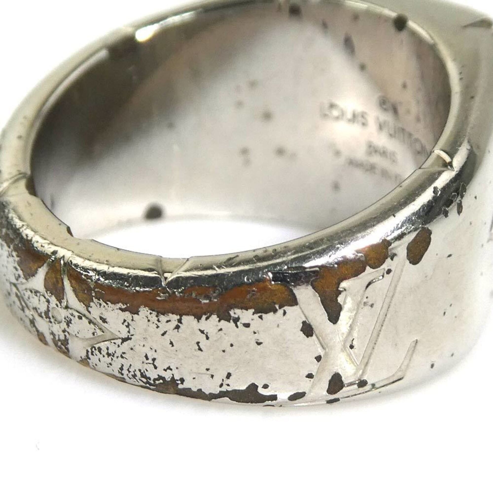 Louis Vuitton Louis Vuitton Ring - Signet Ring, Metal, Silver, Men's, Size 1 h32159i Size ONE SIZE - 6 Thumbnail