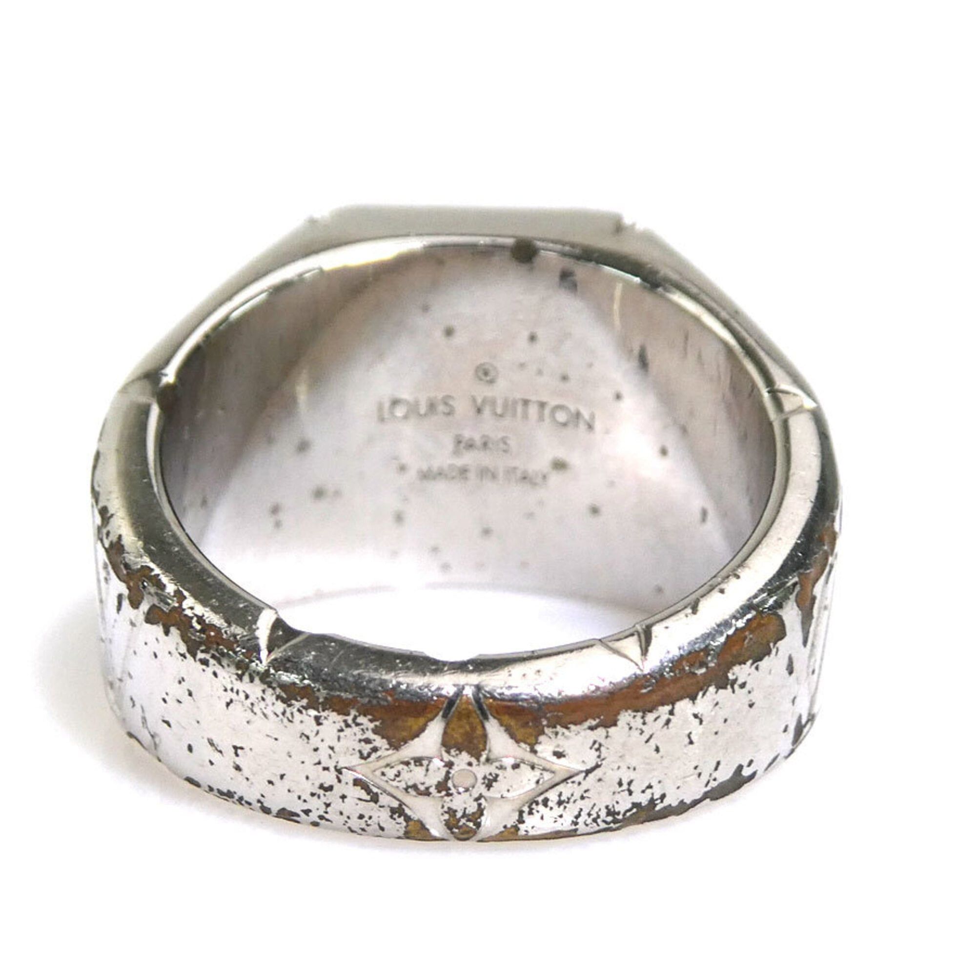 Louis Vuitton Louis Vuitton Ring - Signet Ring, Metal, Silver, Men's, Size 1 h32159i Size ONE SIZE - 3 Thumbnail