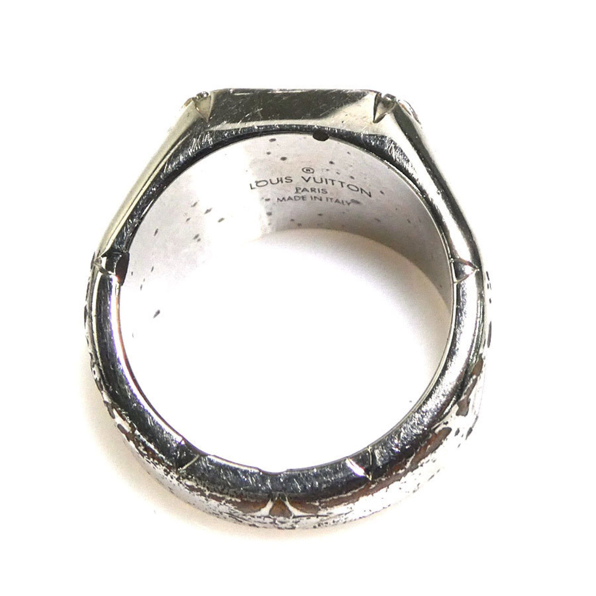 Louis Vuitton Louis Vuitton Ring - Signet Ring, Metal, Silver, Men's, Size 1 h32159i Size ONE SIZE - 5 Thumbnail