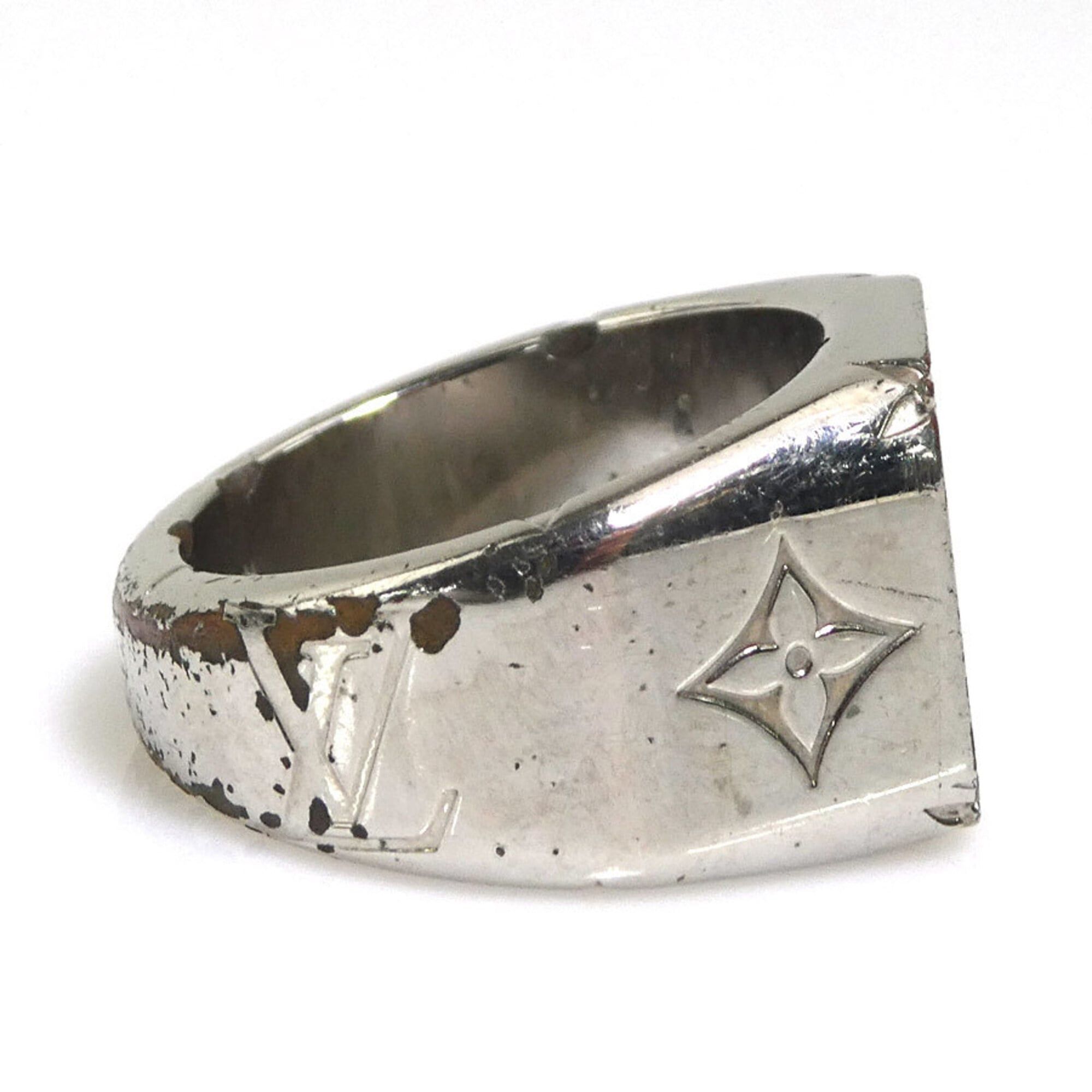 Louis Vuitton Louis Vuitton Ring - Signet Ring, Metal, Silver, Men's, Size 1 h32159i Size ONE SIZE - 2 Thumbnail