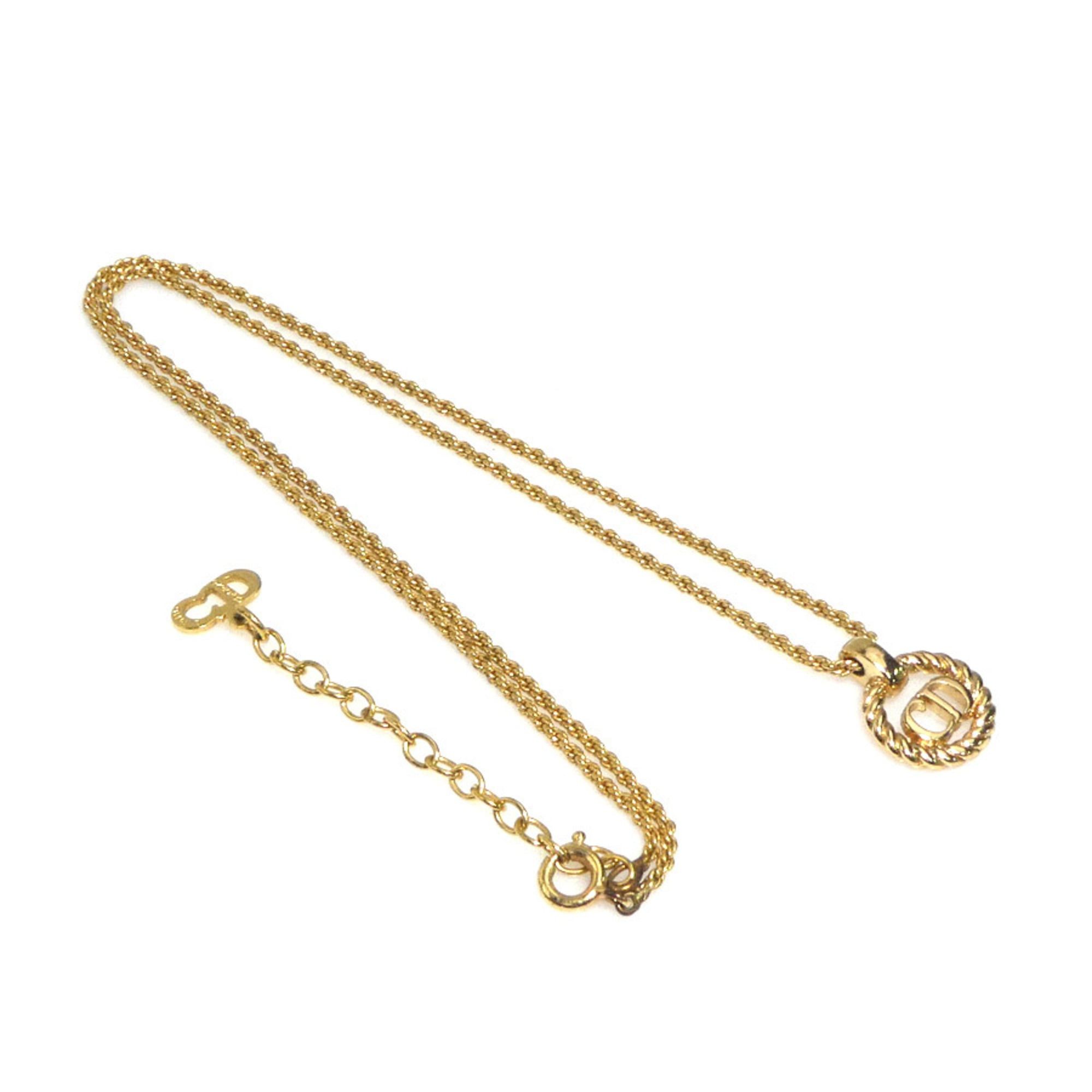Dior Christian Dior necklace, metal, gold, women's, h32156 Size ONE SIZE - 7 Thumbnail