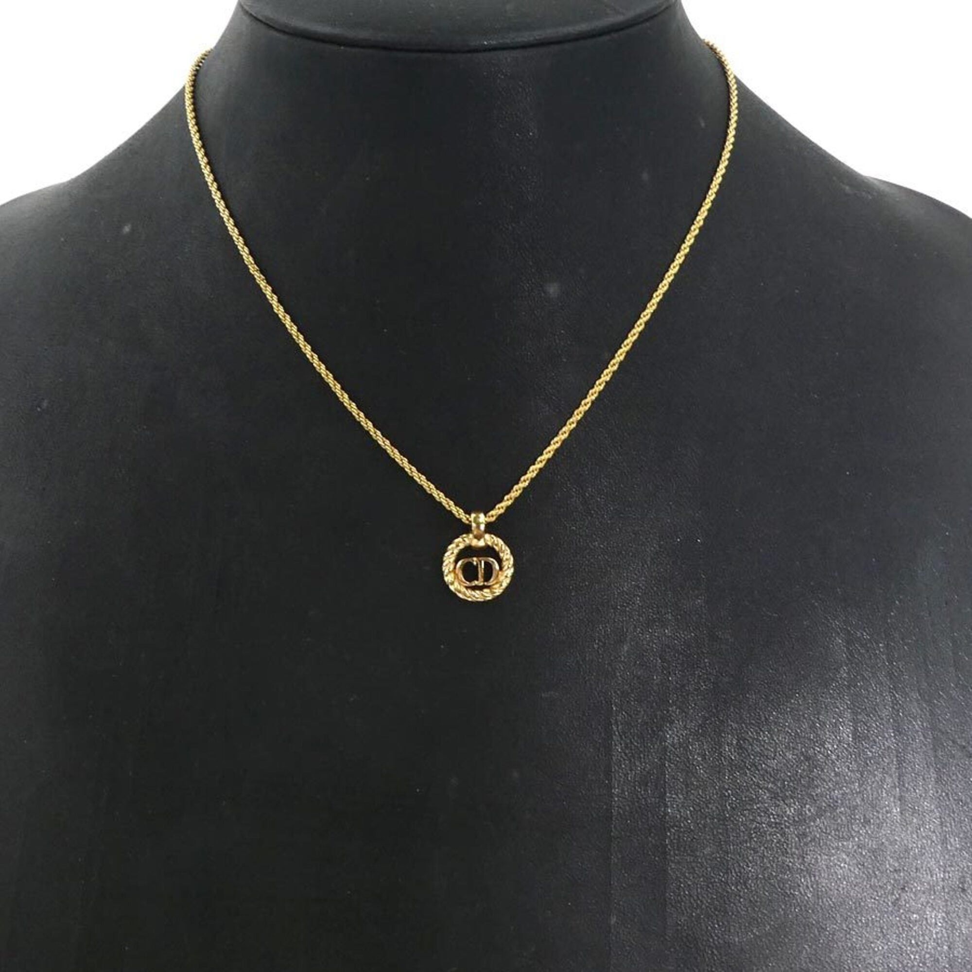 Dior Christian Dior necklace, metal, gold, women's, h32156 Size ONE SIZE - 8 Thumbnail