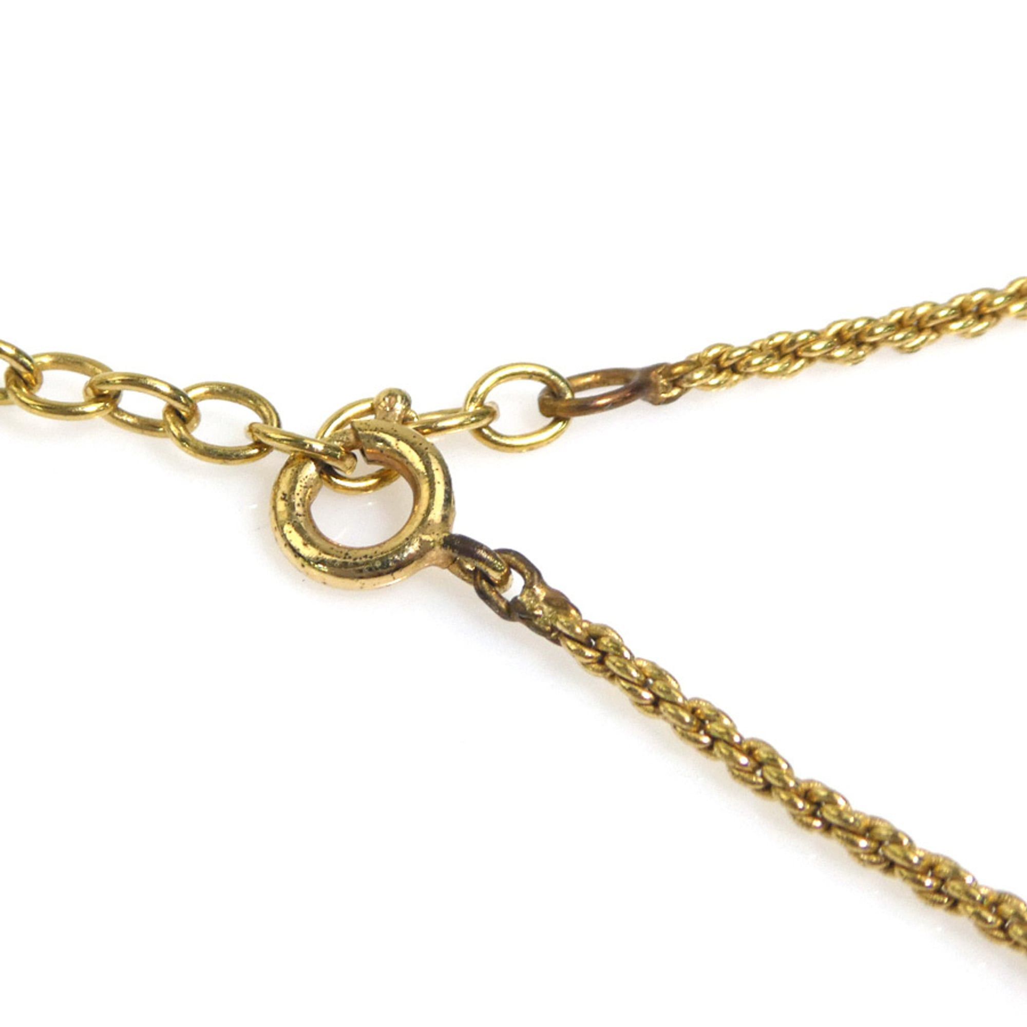 Dior Christian Dior necklace, metal, gold, women's, h32156 Size ONE SIZE - 5 Thumbnail