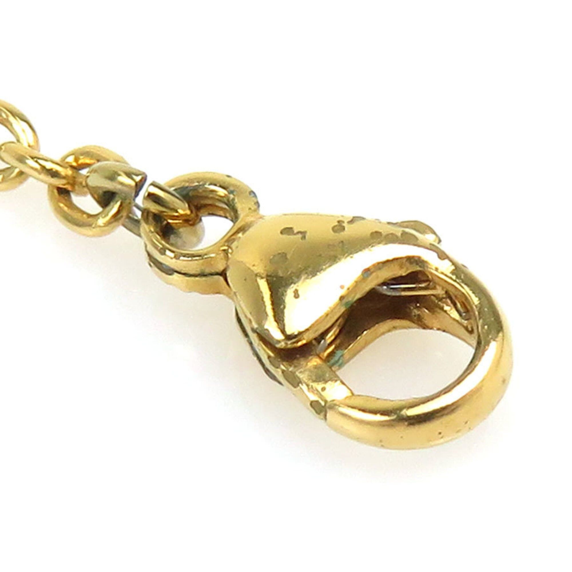 Louis Vuitton Louis Vuitton Essential V Metal Necklace, Gold, Women's, M61083 h32160a Size ONE SIZE - 9 Thumbnail