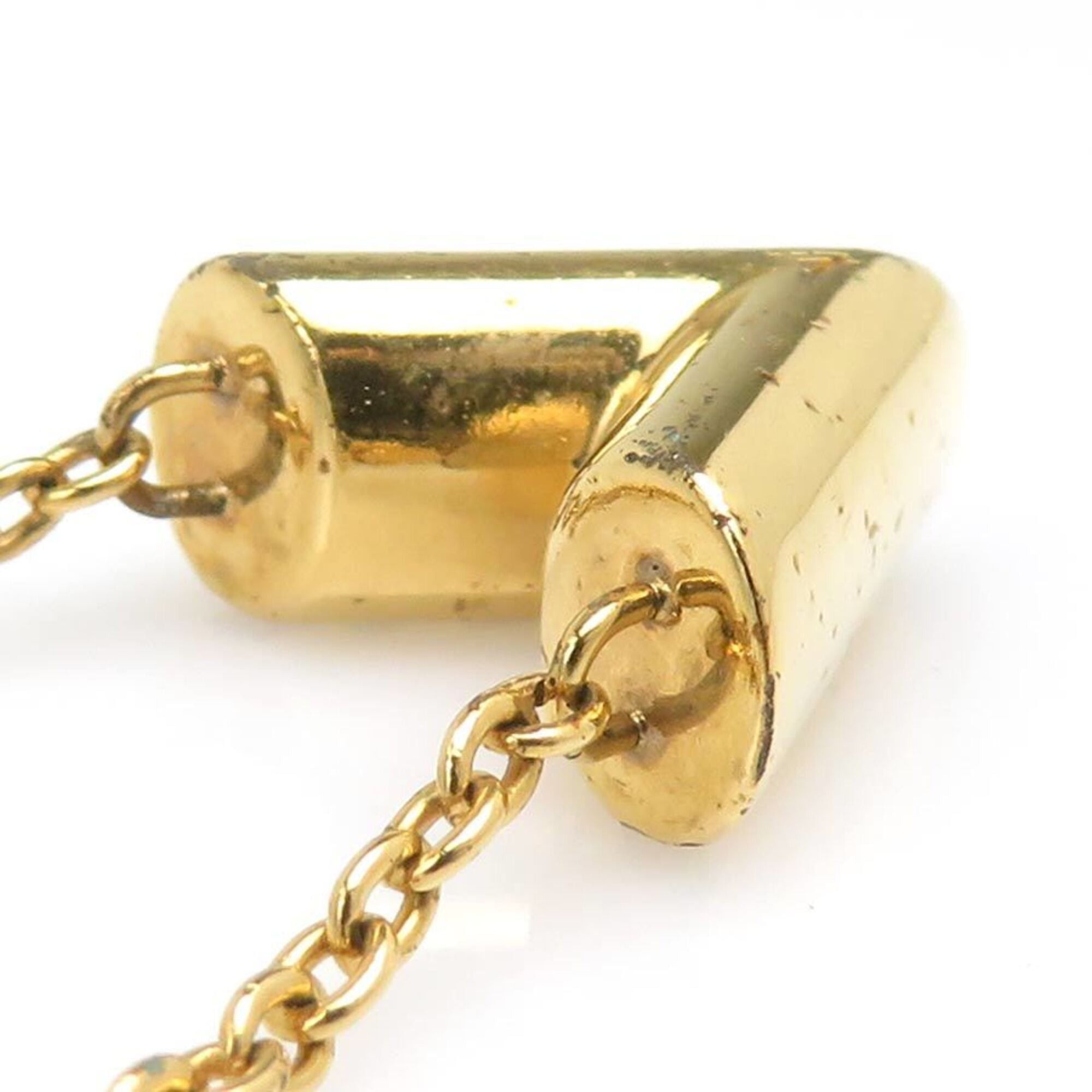 Louis Vuitton Louis Vuitton Essential V Metal Necklace, Gold, Women's, M61083 h32160a Size ONE SIZE - 3 Thumbnail