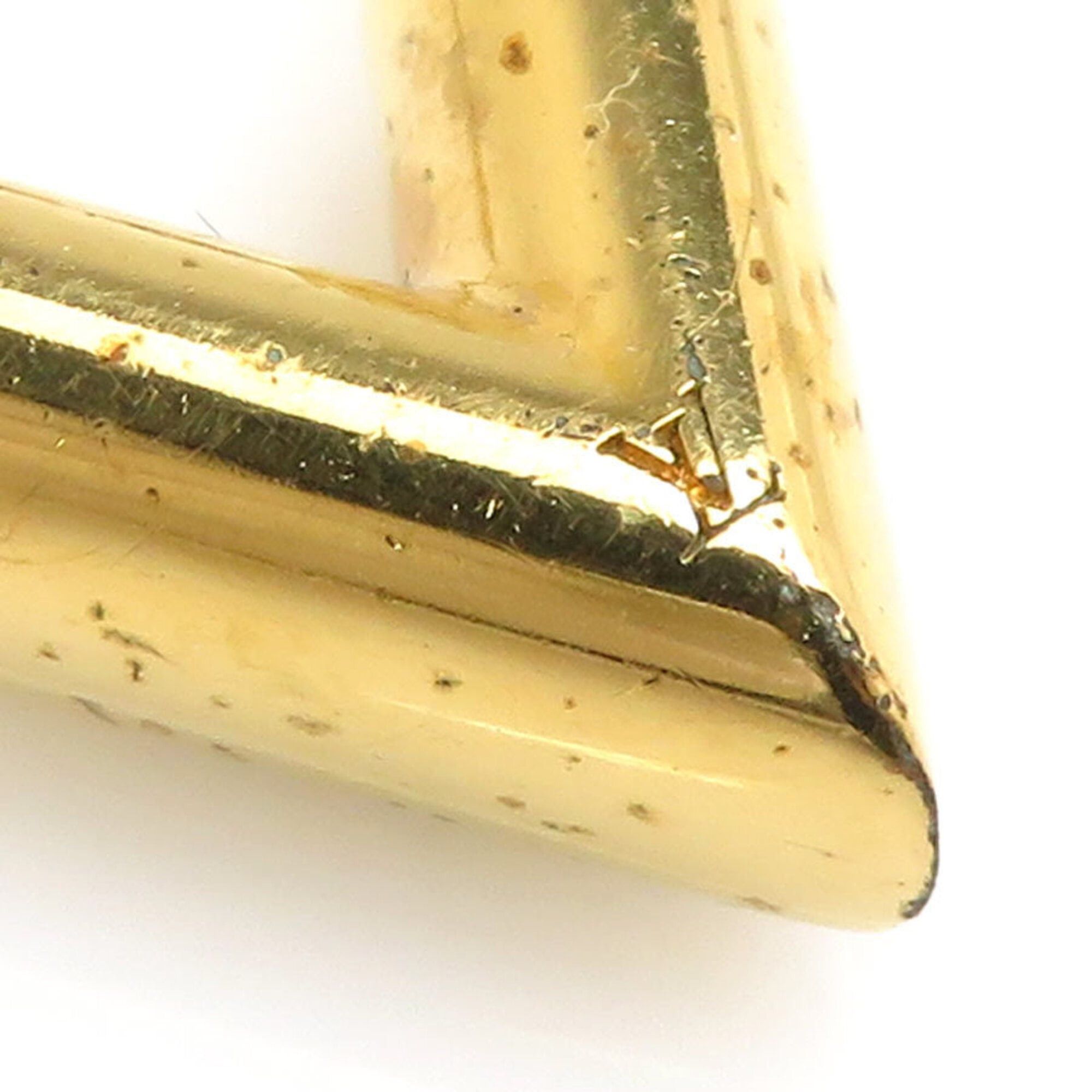 Louis Vuitton Louis Vuitton Essential V Metal Necklace, Gold, Women's, M61083 h32160a Size ONE SIZE - 6 Thumbnail