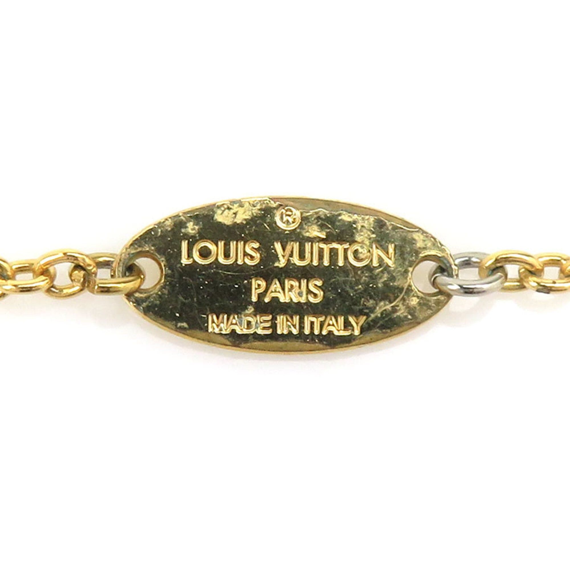 Louis Vuitton Louis Vuitton Essential V Metal Necklace, Gold, Women's, M61083 h32160a Size ONE SIZE - 11 Thumbnail