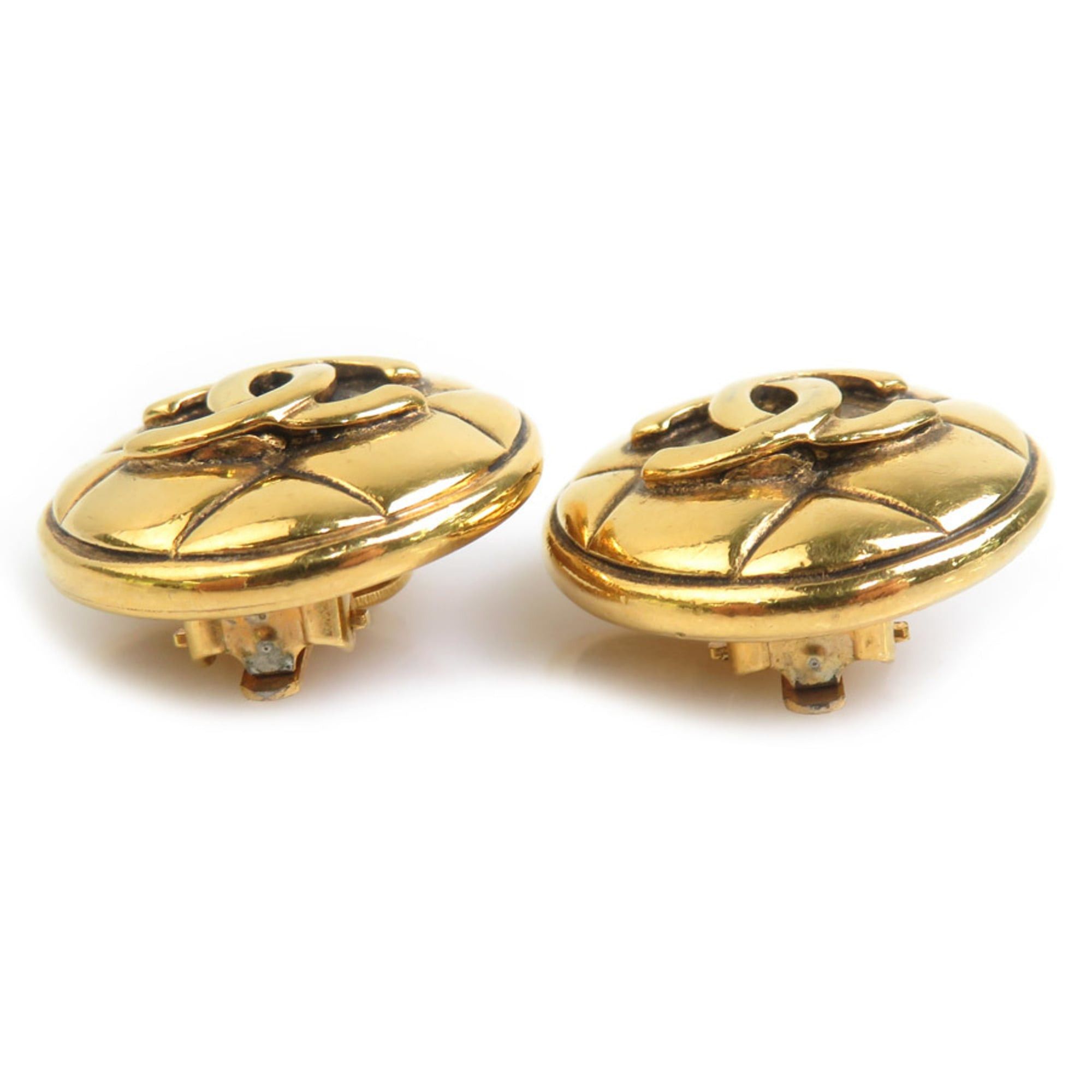 Chanel Chanel Earrings Vintage Metal Gold Women's h32148k Size ONE SIZE - 4 Thumbnail