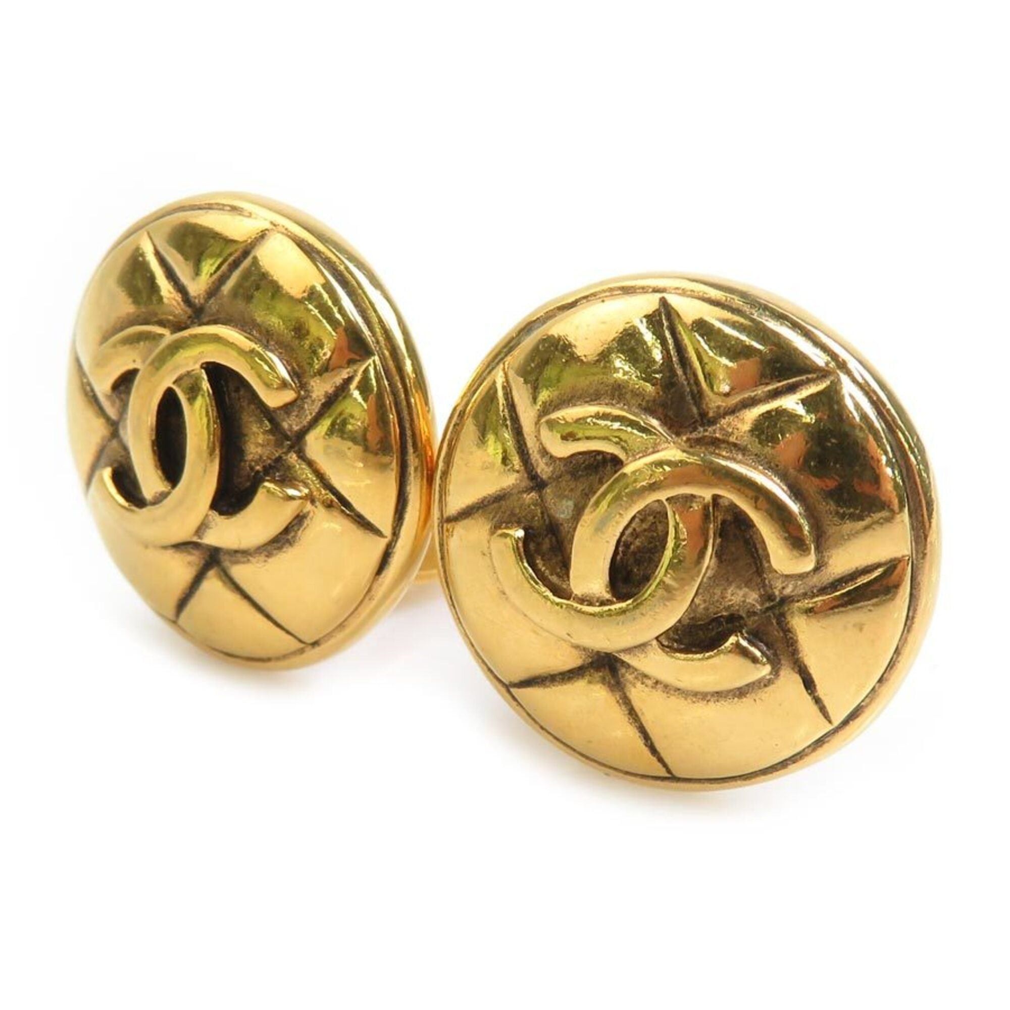 Chanel Chanel Earrings Vintage Metal Gold Women's h32148k Size ONE SIZE - 2 Thumbnail